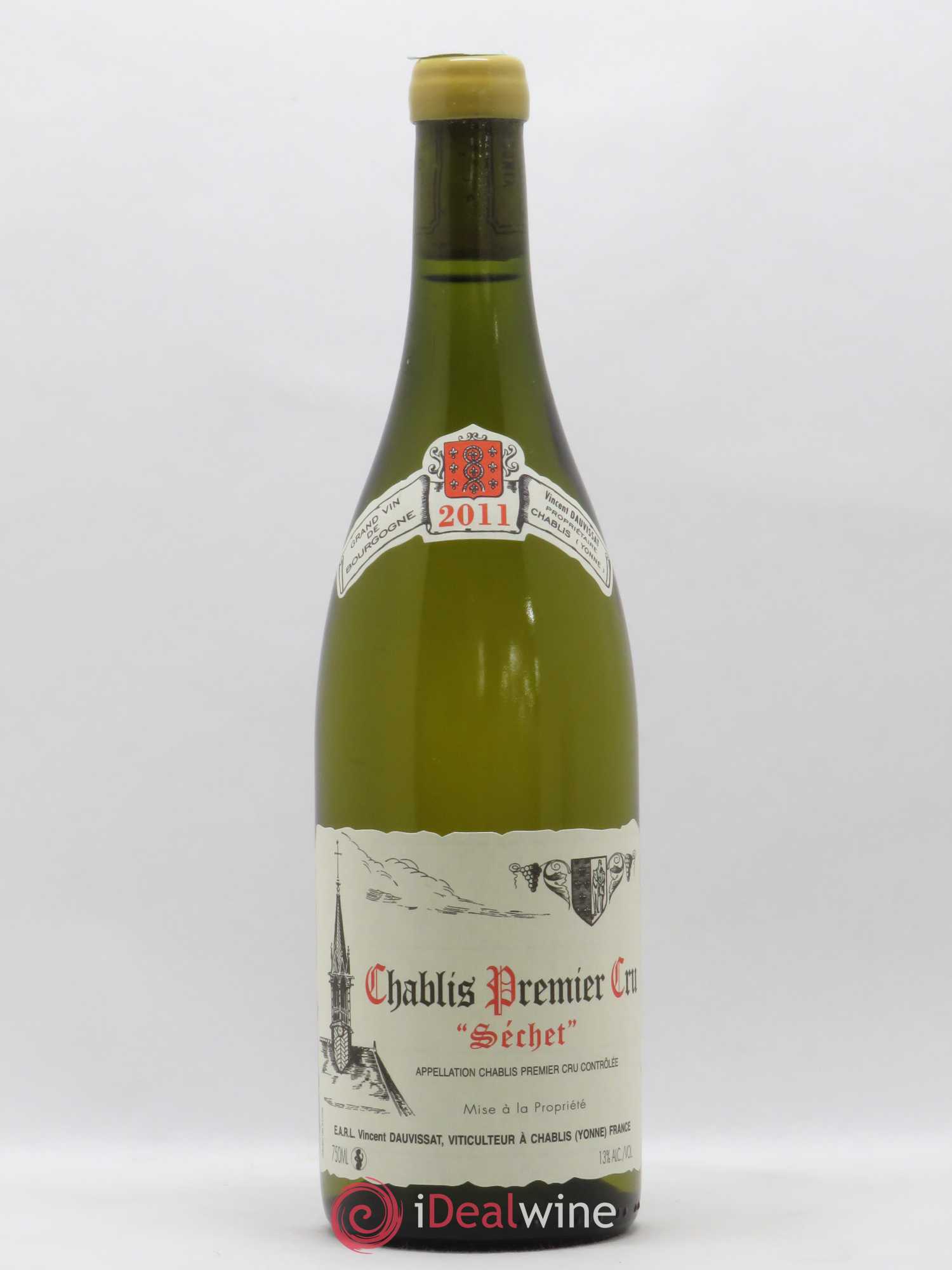 Chablis 1er Cru Séchet Vincent Dauvissat (Domaine) 2011 - Lot de 1 bouteille - 0