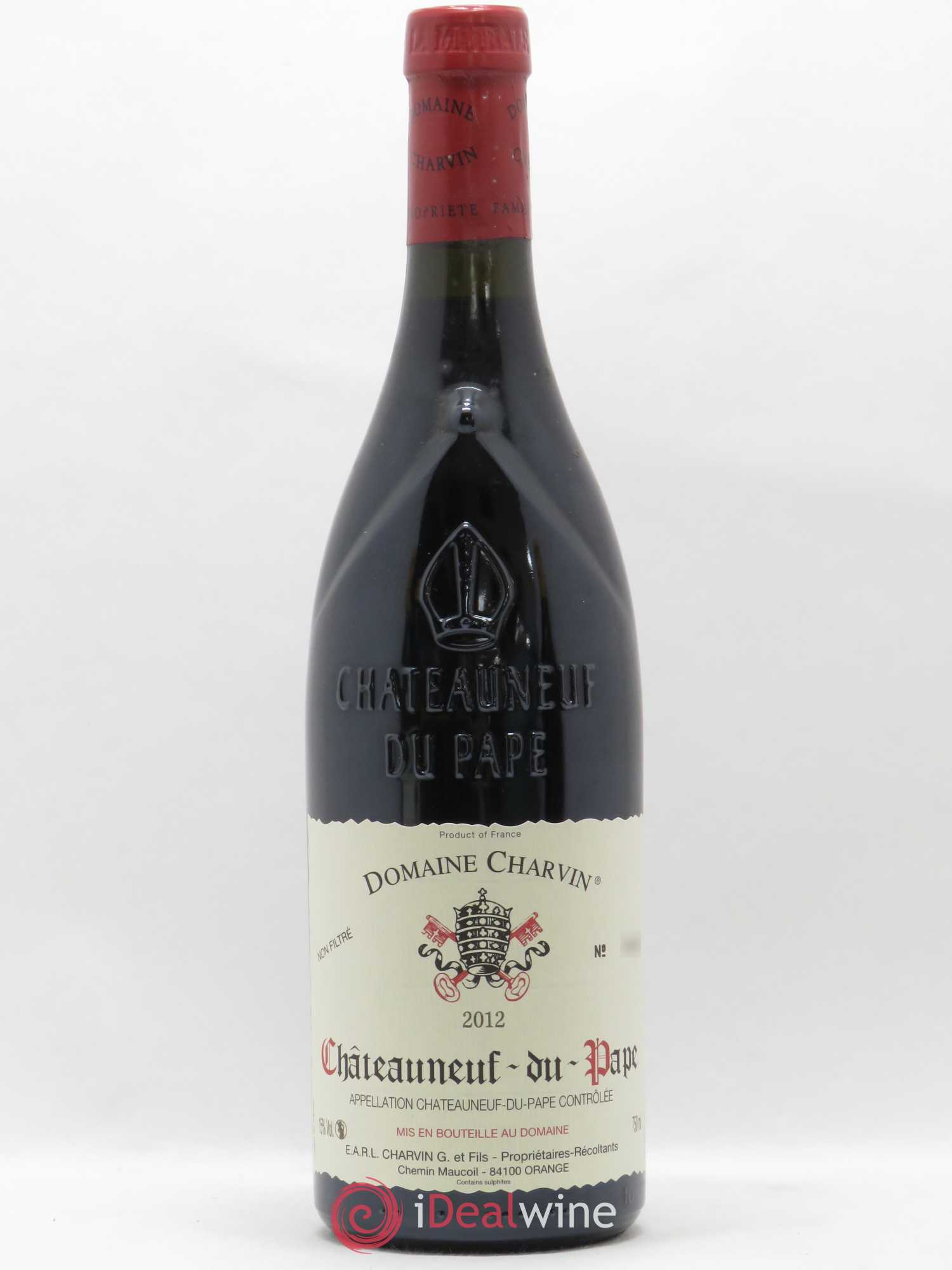 Châteauneuf-du-Pape Charvin (Domaine) 2012 - Lot de 1 bouteille - 0