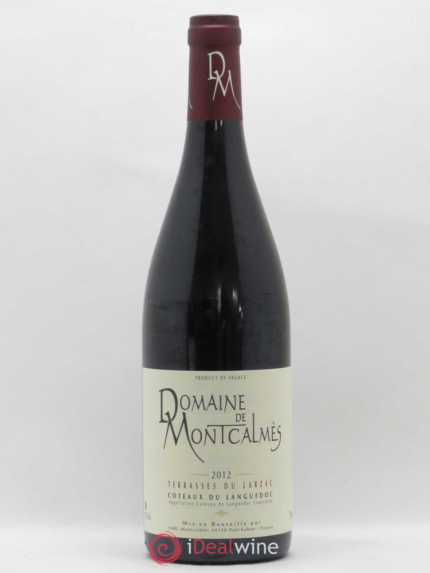 Terrasses du Larzac Domaine de Montcalmès Frédéric Pourtalié 2012 - Lot de 1 bouteille - 0