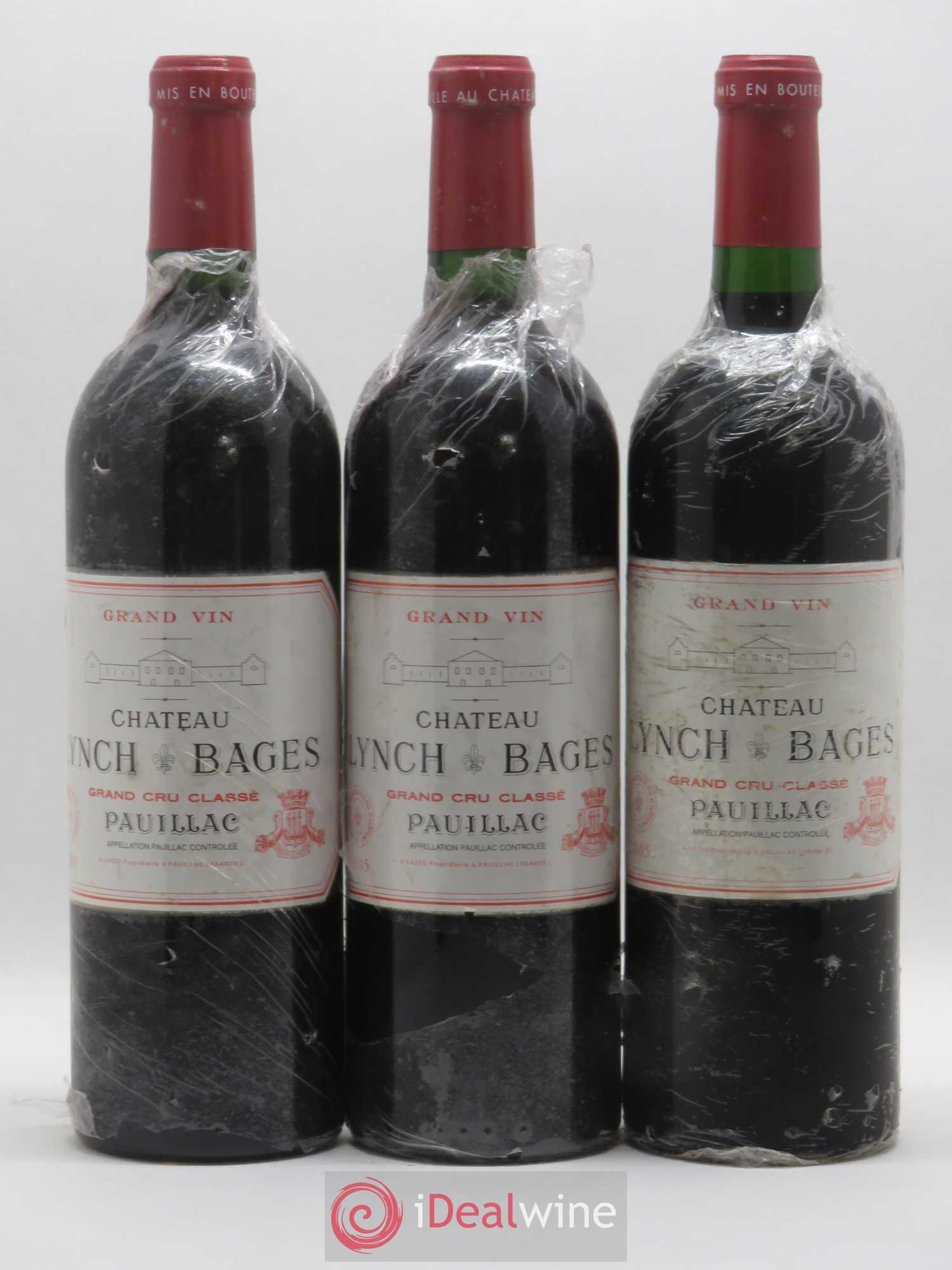 Château Lynch Bages 5ème Grand Cru Classé 2005 - Lot de 3 bouteilles - 0