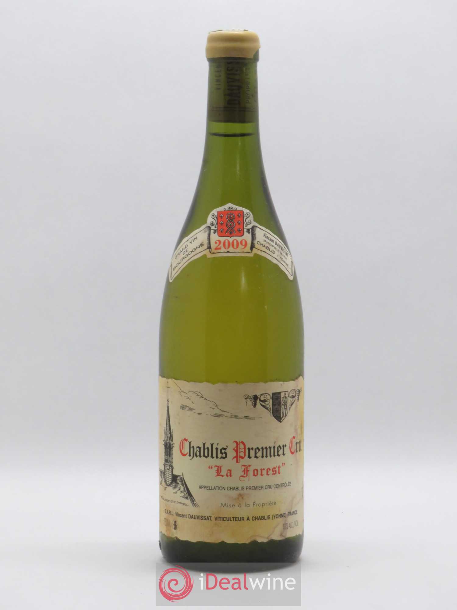 Chablis 1er Cru La Forest Vincent Dauvissat (Domaine) 2009 - Lot de 1 bouteille - 0