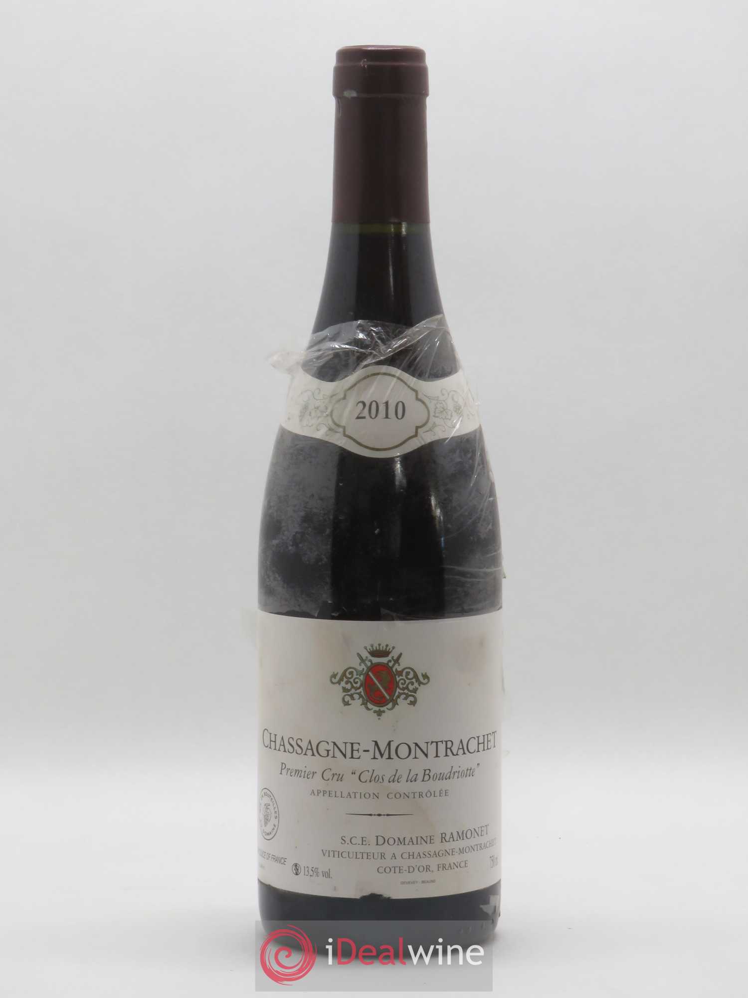 Chassagne-Montrachet 1er Cru Clos de la Boudriotte Ramonet (Domaine) 2010 - Lot de 1 bouteille - 0