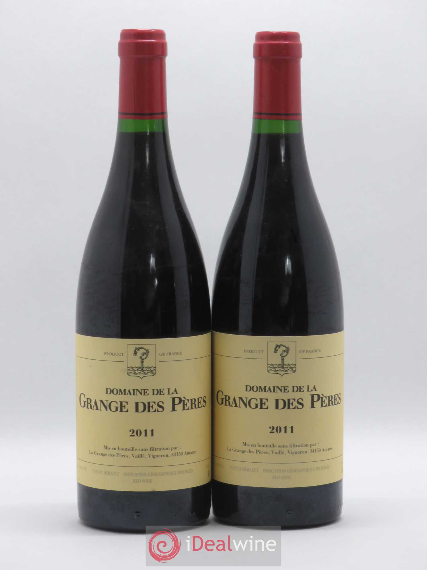 Pays d'Hérault Grange des Pères Laurent Vaillé 2011 - Lot de 2 bouteilles - 0
