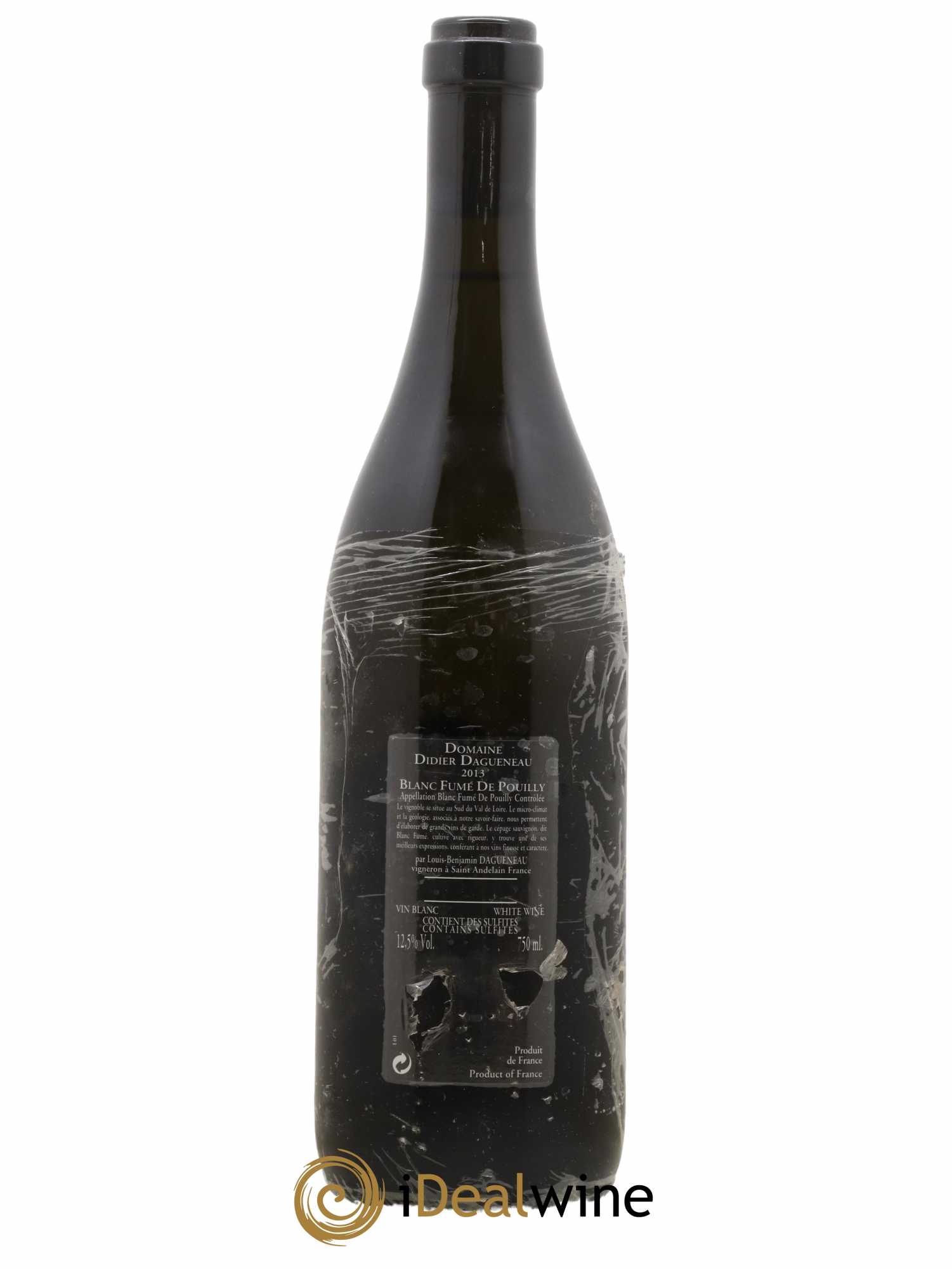 Vin de France (anciennement Pouilly-Fumé) Silex Dagueneau (Domaine Didier - Louis-Benjamin) 2013 - Lot de 1 bouteille - 1