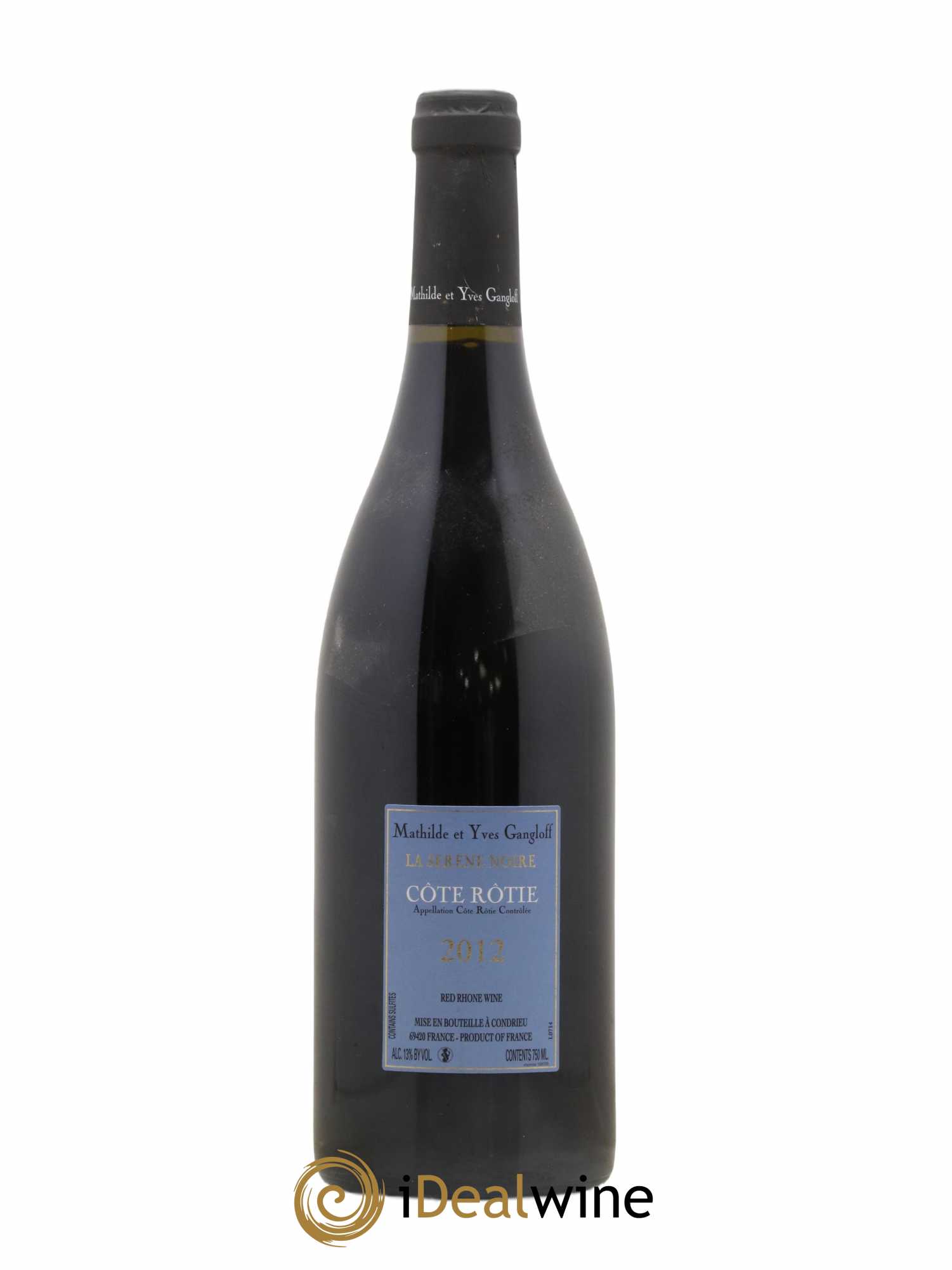 Côte-Rôtie La Sereine Noire Gangloff (Domaine) 2012 - Posten von 1 Flasche - 1
