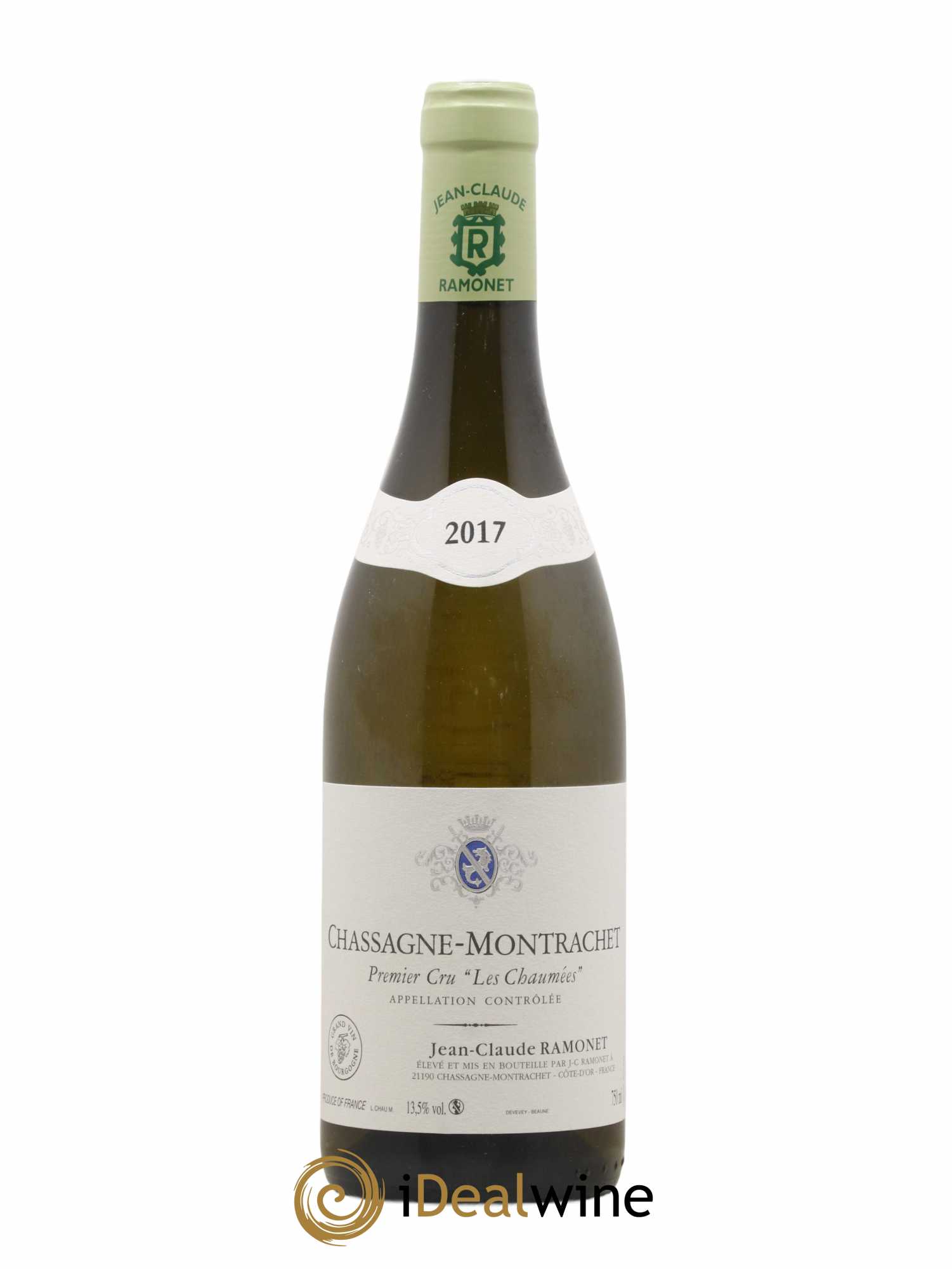 Chassagne-Montrachet 1er Cru Chaumées Jean Claude Ramonet 2017 - Lot de 1 bouteille - 0