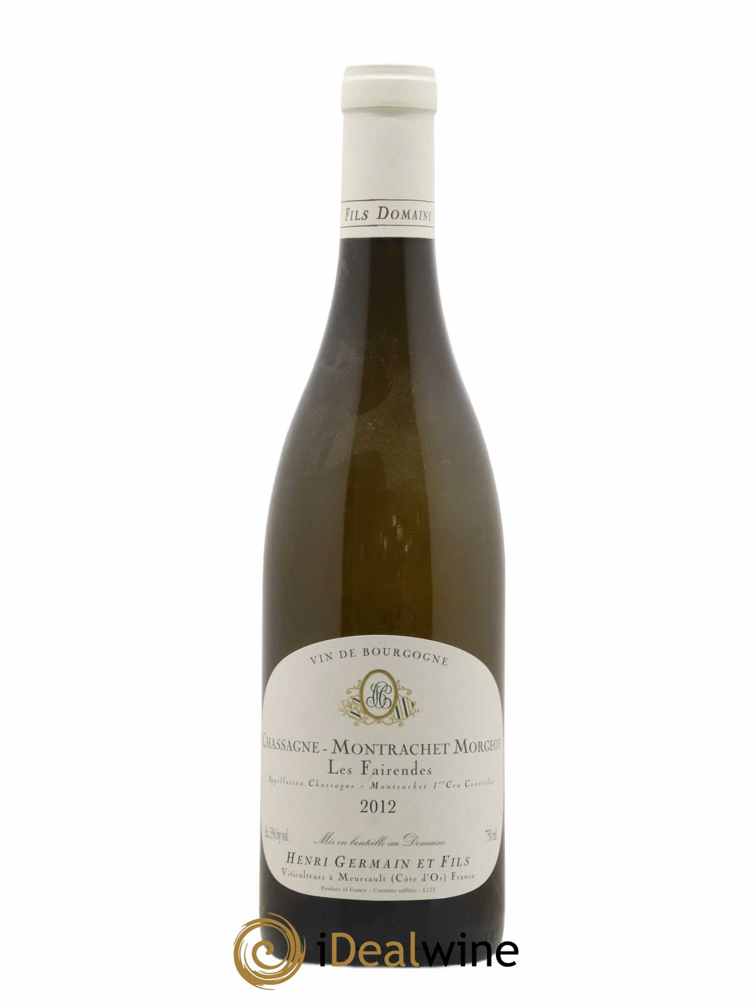 Chassagne-Montrachet 1er Cru Morgeot Les Fairendes Henri Germain 2012 - Lot de 1 bouteille - 0