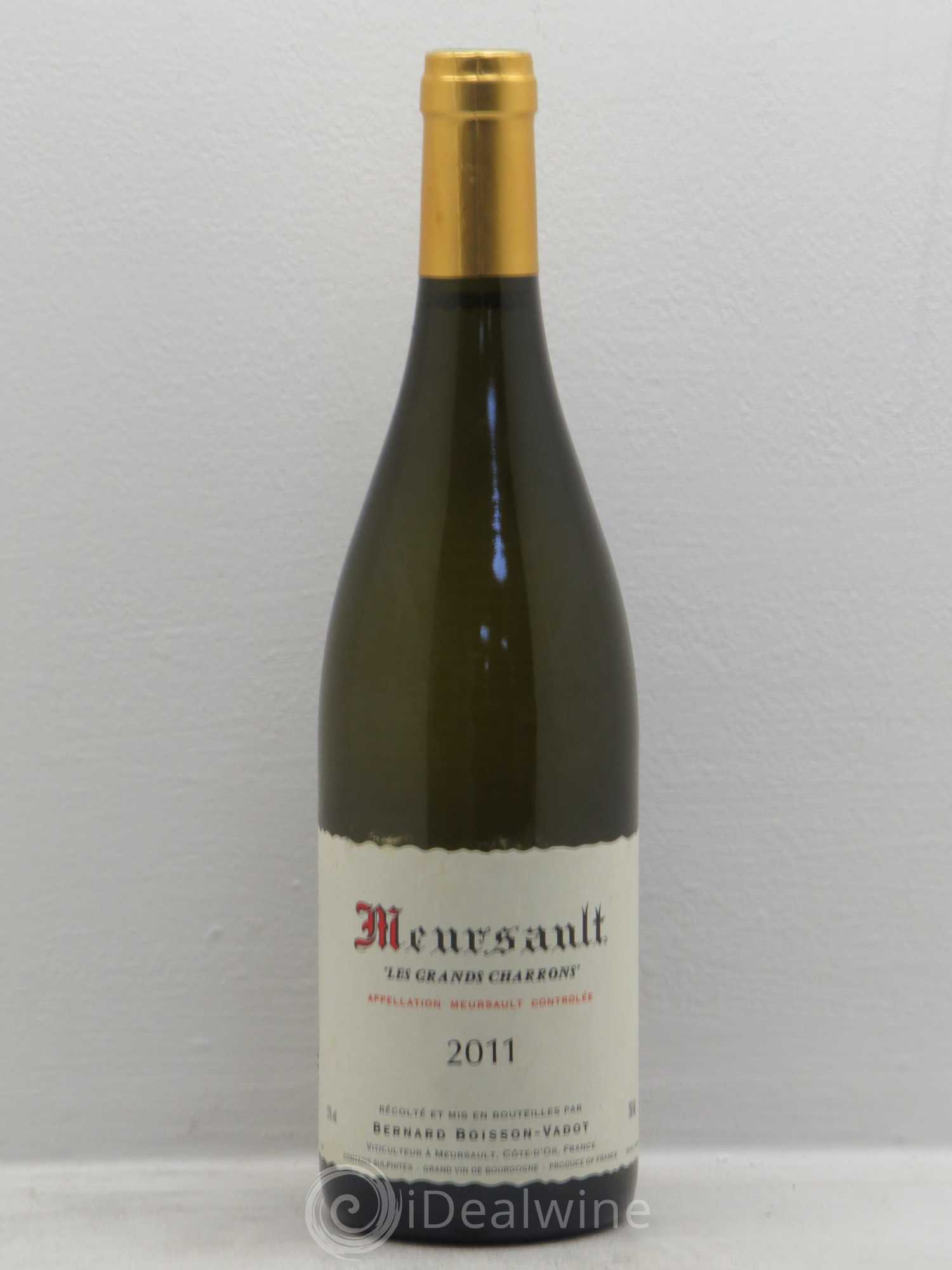 Meursault Les Grands Charrons Boisson-Vadot (Domaine) 2011 - Lot de 1 bouteille - 0