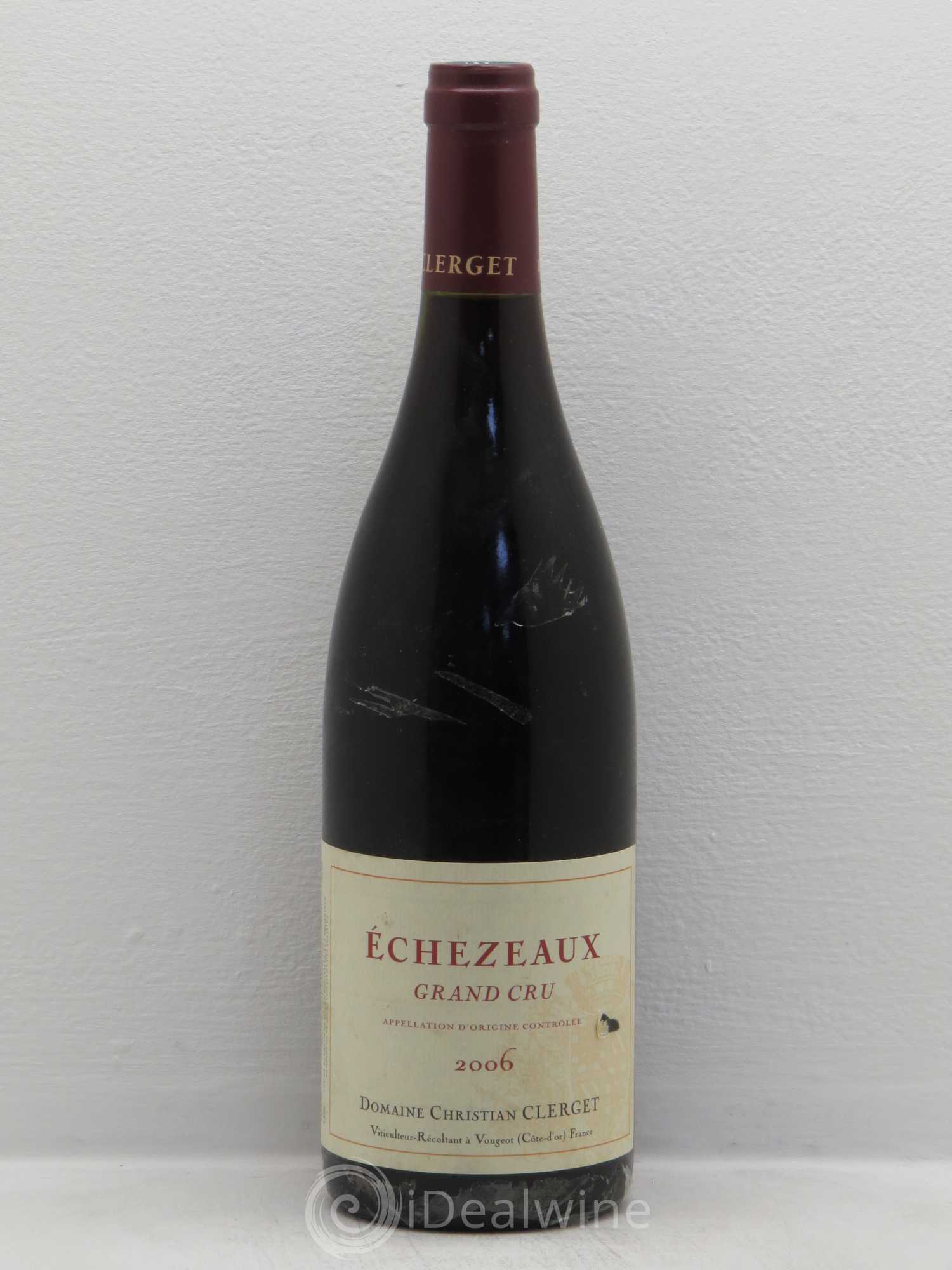 Echezeaux Grand Cru Christian Clerget 2006 - Lot de 1 bouteille - 0