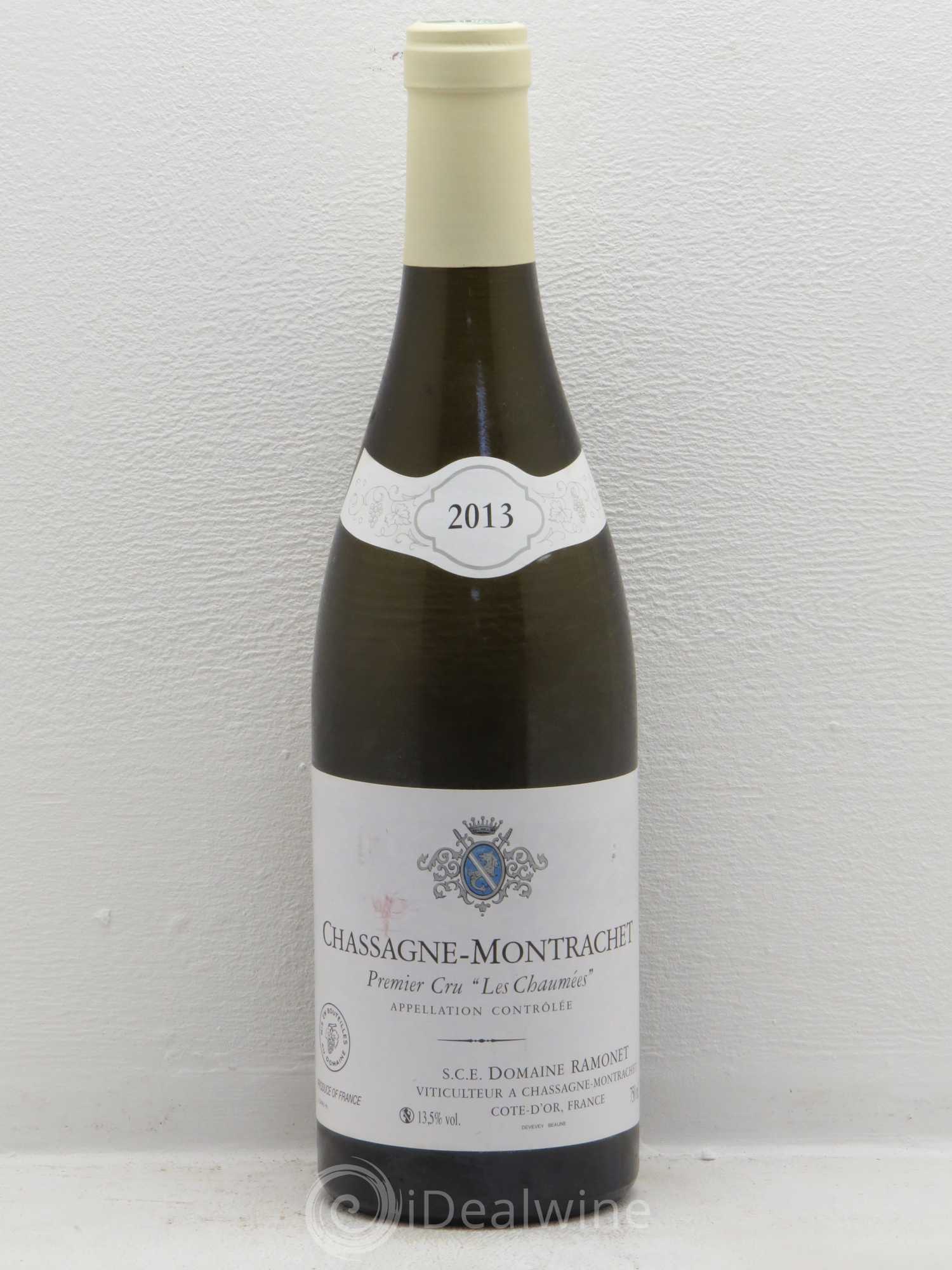 Chassagne-Montrachet 1er Cru Les Chaumées Ramonet (Domaine) 2013 - Lot de 1 bouteille - 0