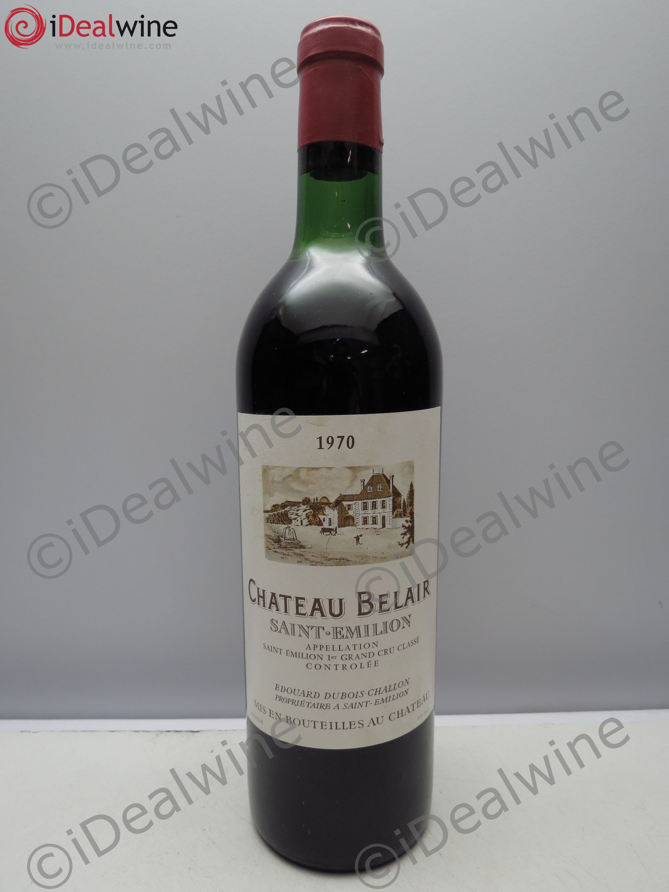 Château Belair (Belair-Monange) 1er Grand Cru Classé B 1970 - Lot de 1 bouteille - 0