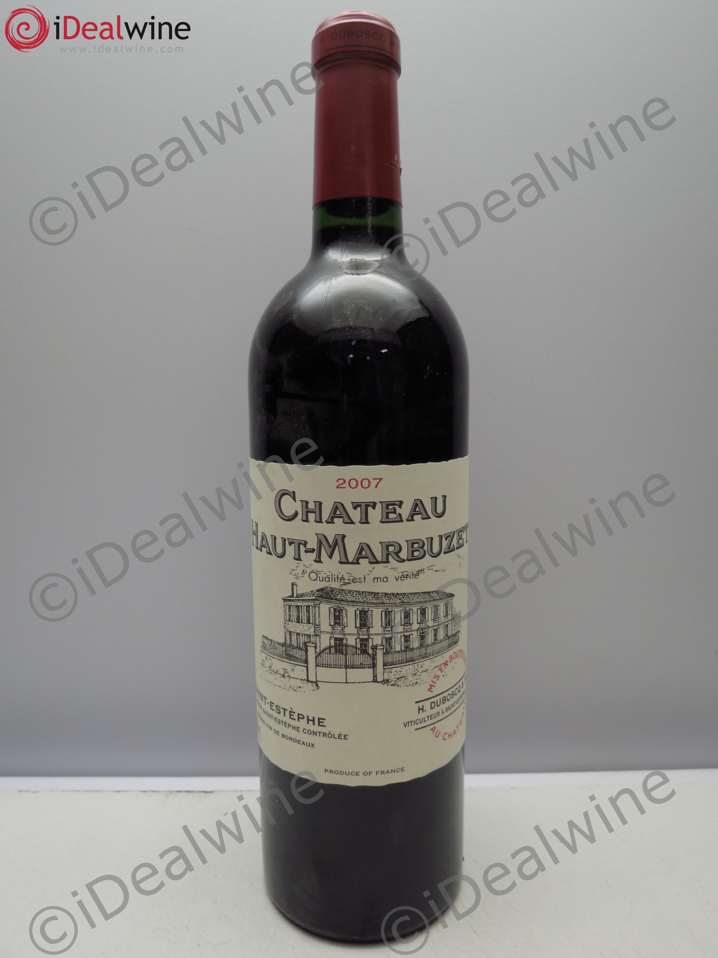 Château Haut Marbuzet 2007 - Lot de 1 bouteille - 0