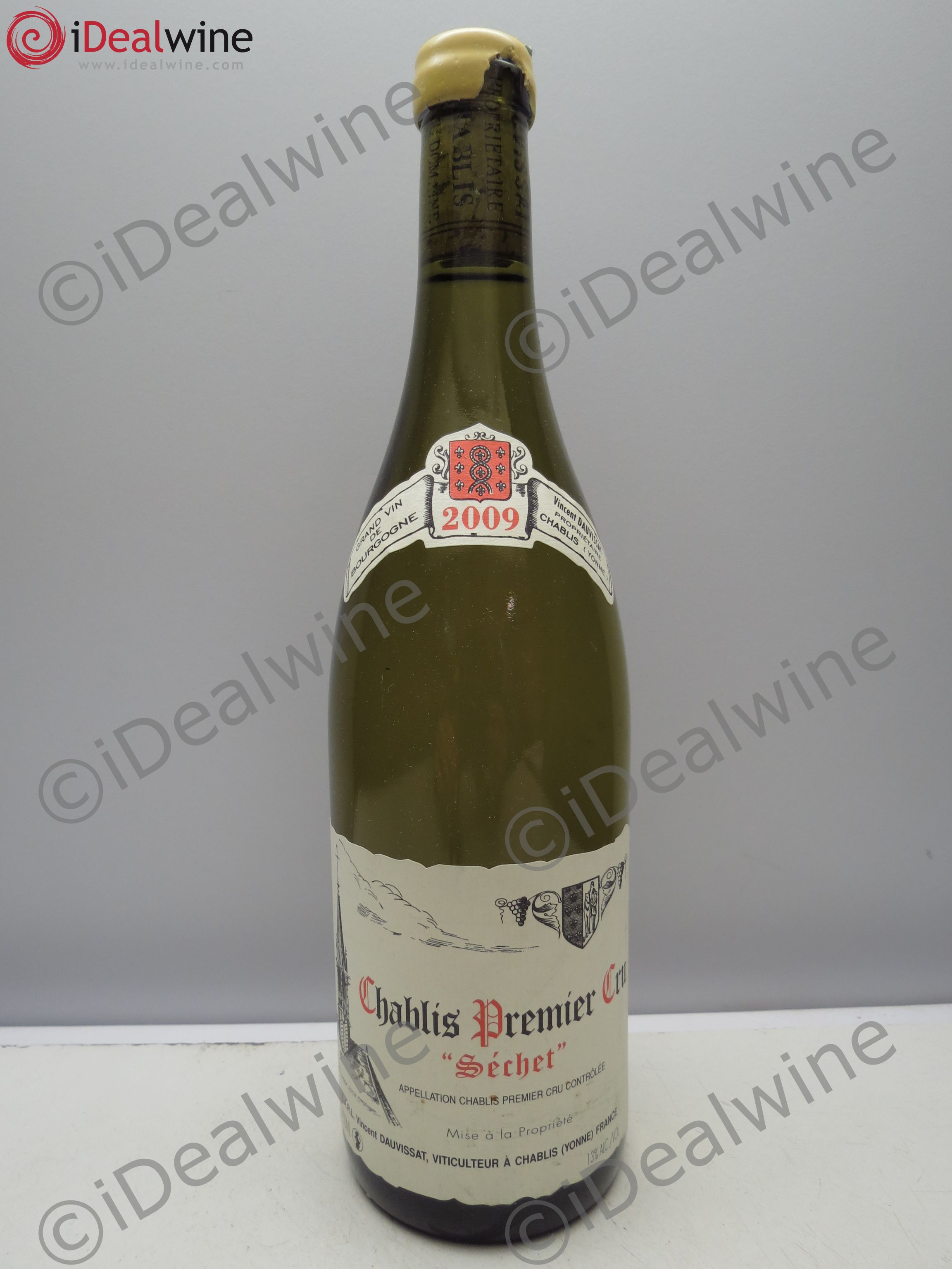 Chablis 1er Cru Séchet Vincent Dauvissat (Domaine) 2009 - Lot de 1 bouteille - 0