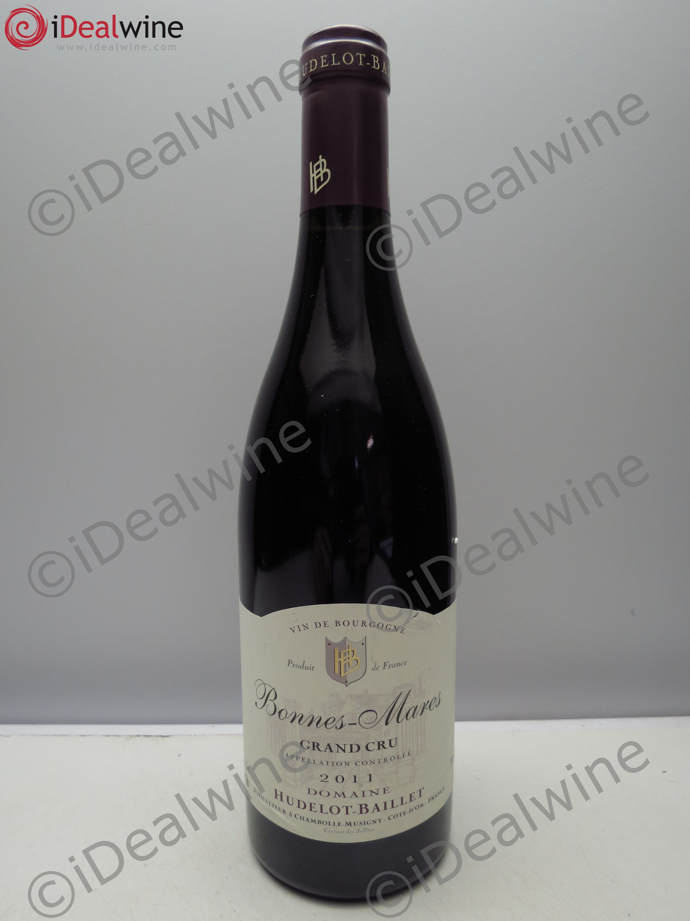 Bonnes-Mares Grand Cru Hudellot Baillet 2011 - Posten von 1 Flasche - 0