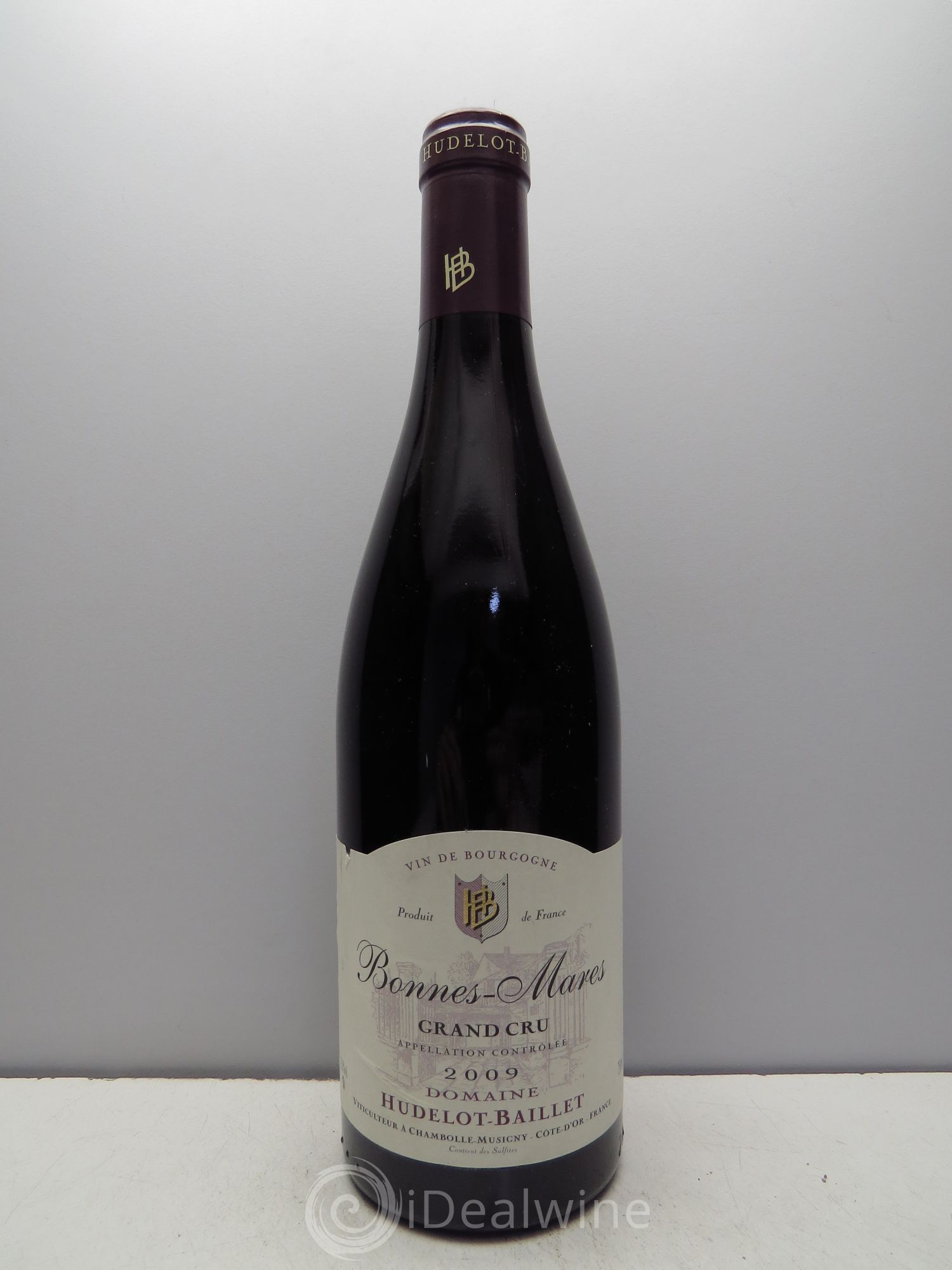 Bonnes-Mares Grand Cru Hudellot Baillet 2009 - Posten von 1 Flasche - 0