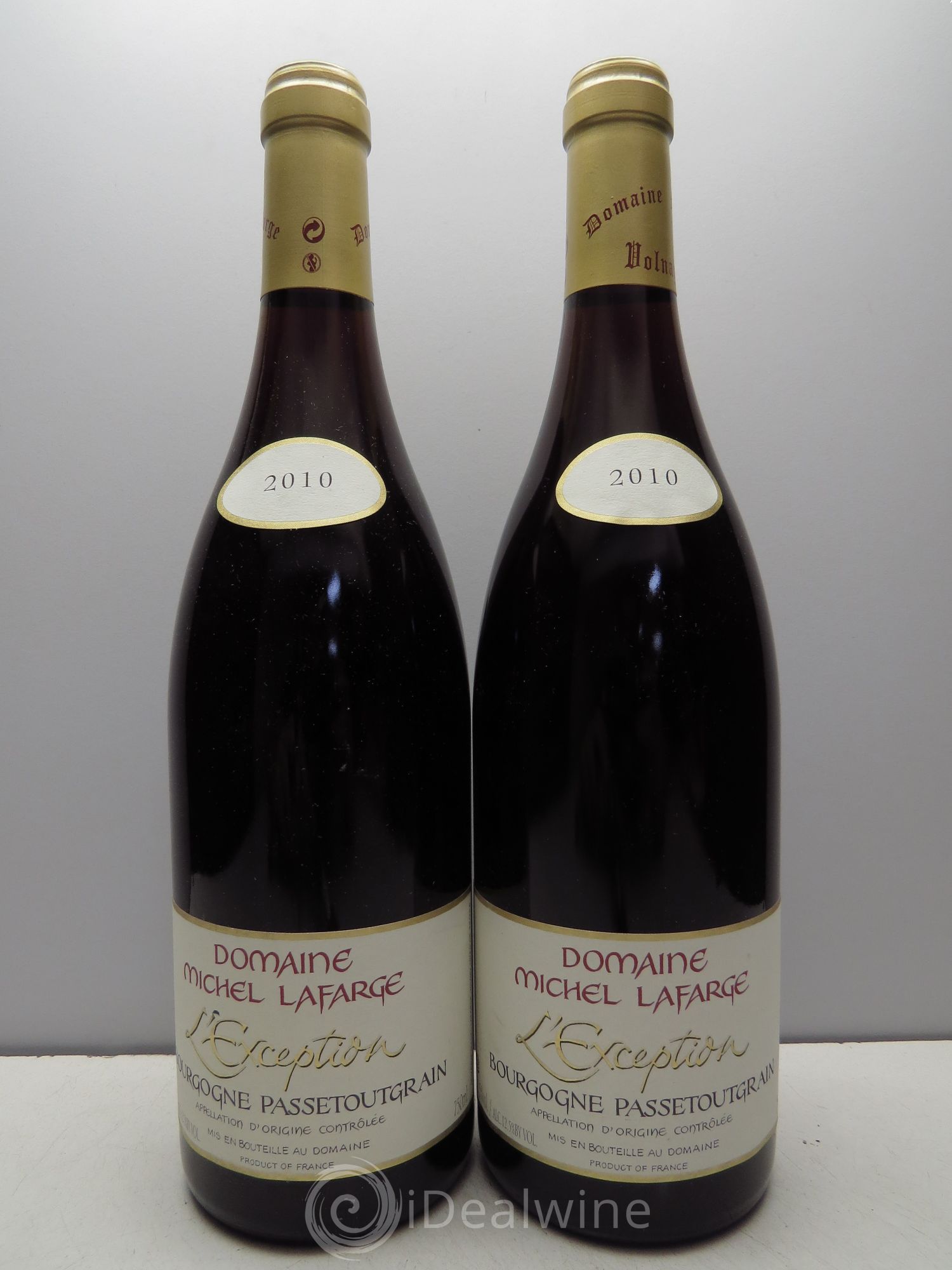 Bourgogne Passe-tout-grain l'Exception Lafarge 2010 - Posten von 2 Flaschen - 0