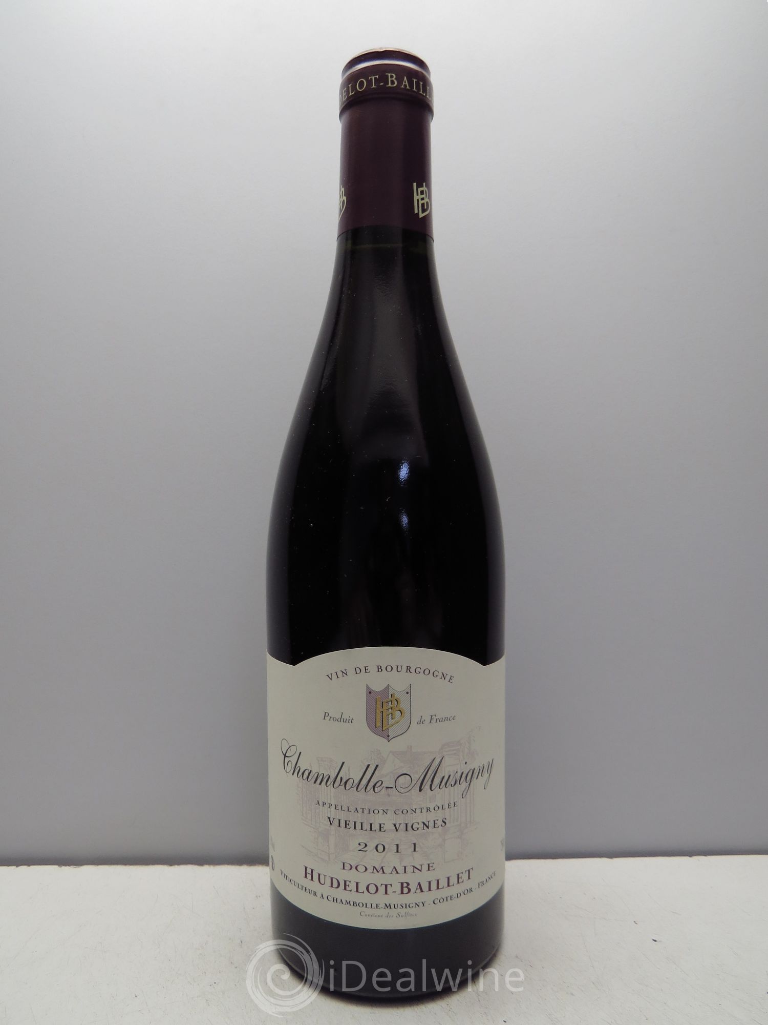 Chambolle-Musigny Hudellot Baillet Vieilles Vignes 2011 - Posten von 1 Flasche - 0