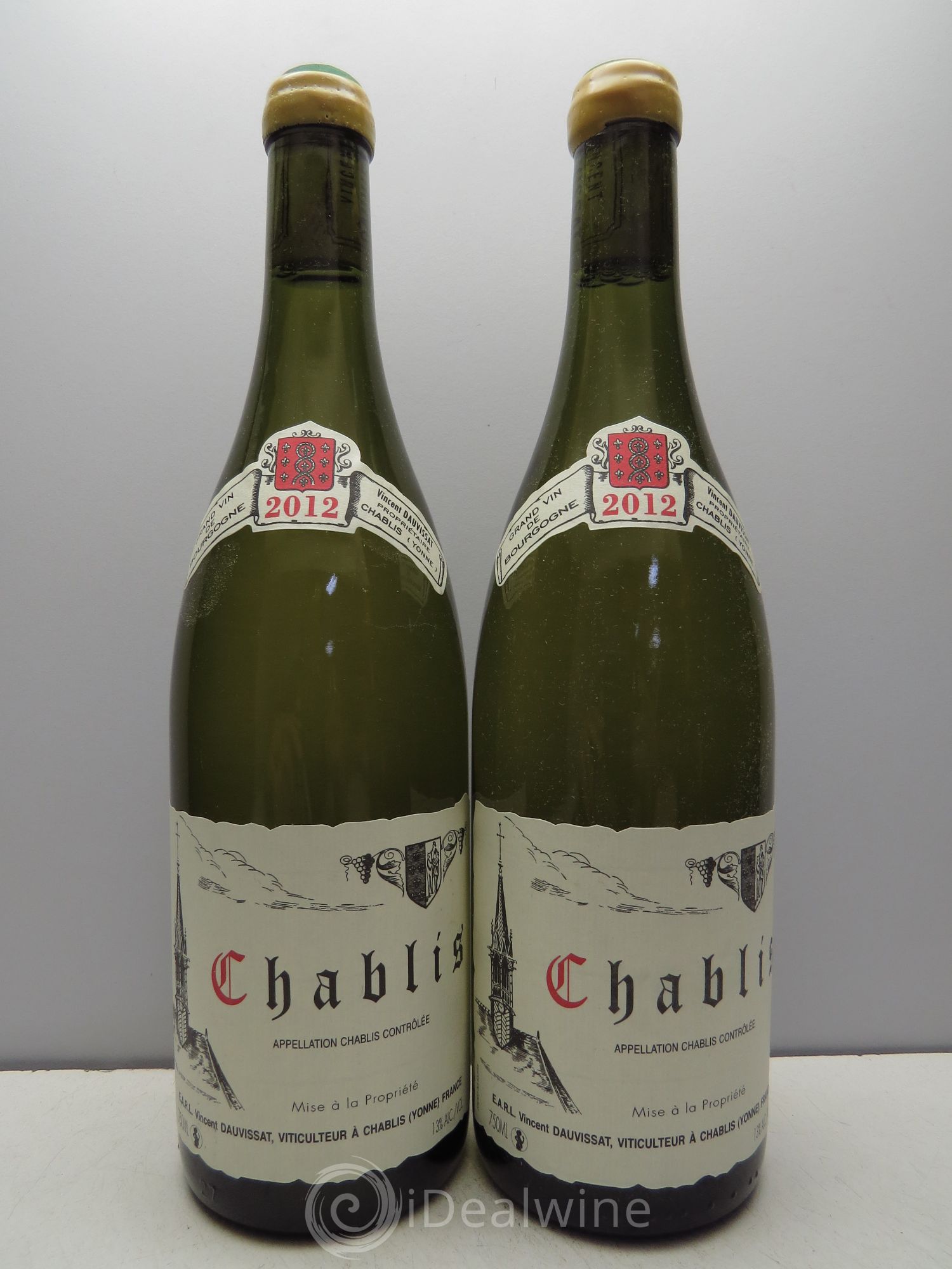 Chablis Vincent Dauvissat (Domaine) 2012 - Lot de 2 bouteilles - 0