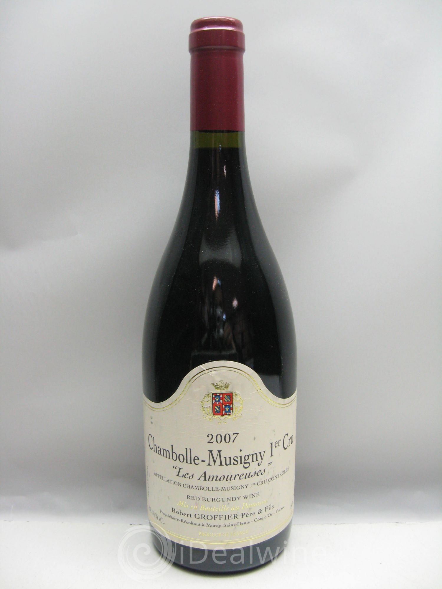 Chambolle-Musigny 1er Cru Les Amoureuses Robert Groffier Père & Fils (Domaine) 2007 - Lot de 1 bouteille - 0