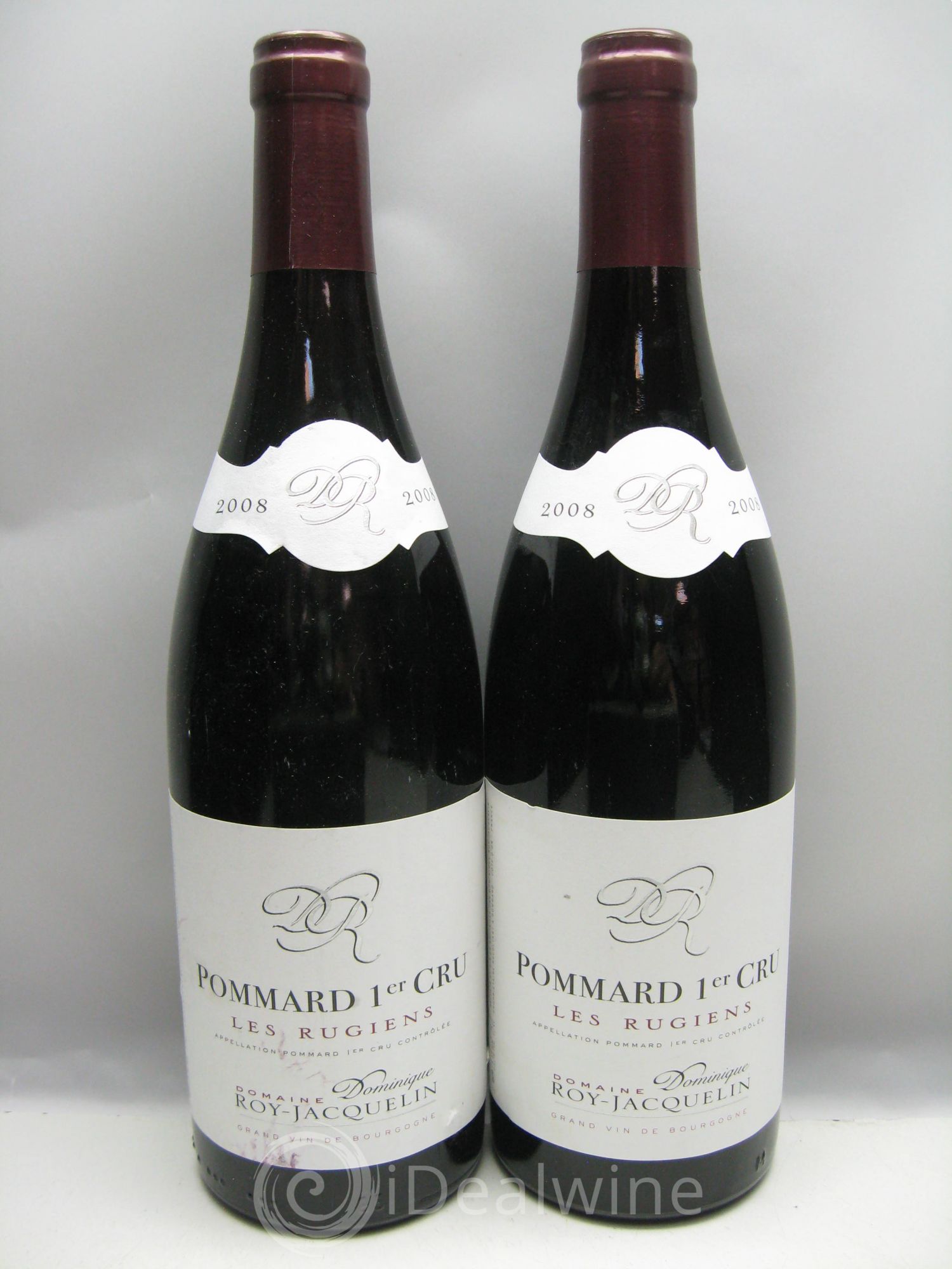Pommard 1er Cru Jacqueline Roy 2008 - Lot de 2 bouteilles - 0