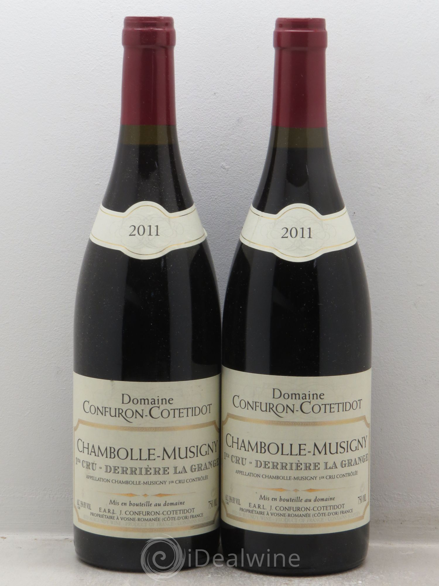 Chambolle-Musigny 1er Cru Derrière la Grange Confuron-Cotetidot 2011 - Lot de 2 bouteilles - 0