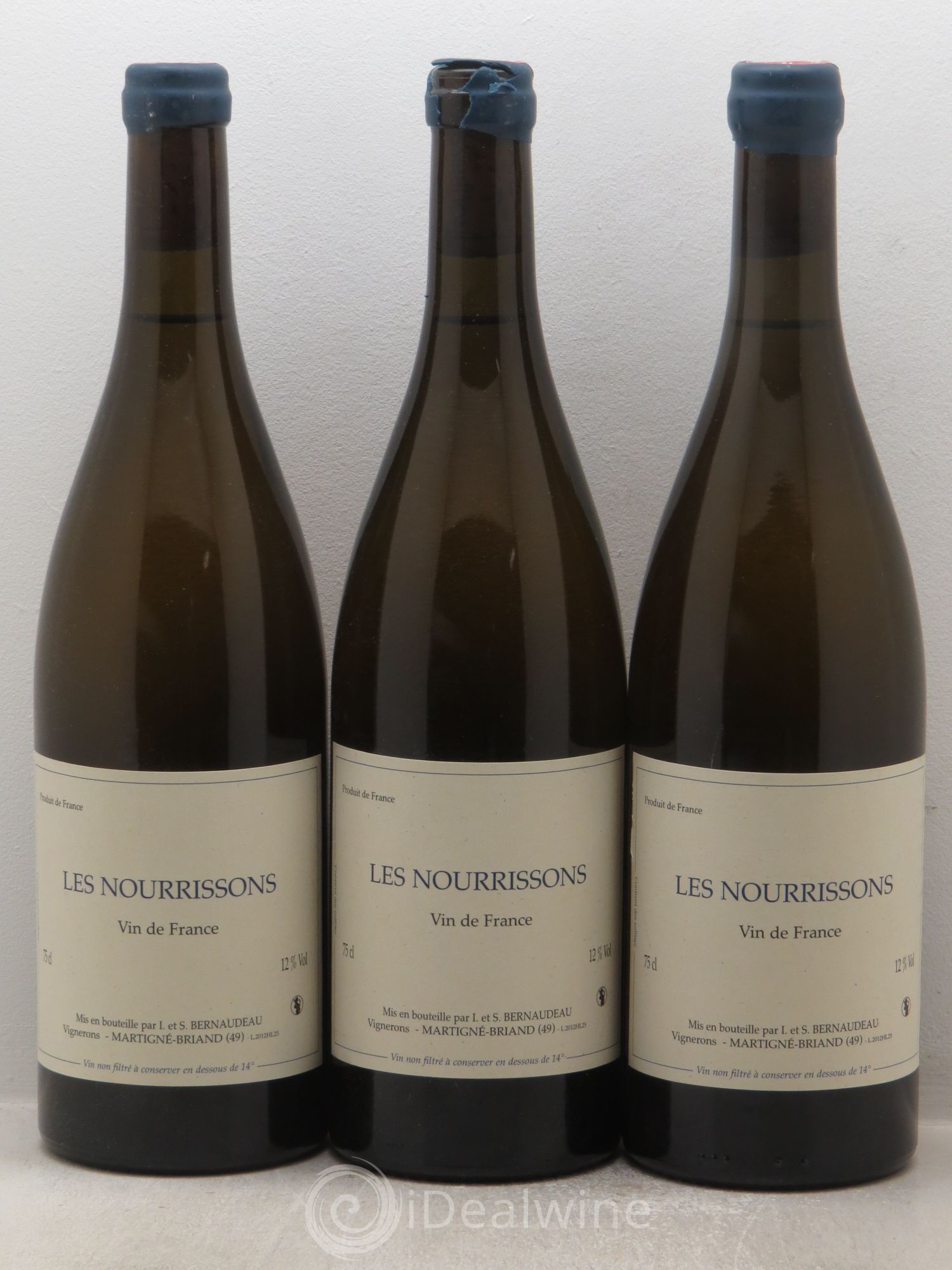 Vin de France Bernaudeau "les Nourrissons" 2012 - Posten von 3 Flaschen - 0