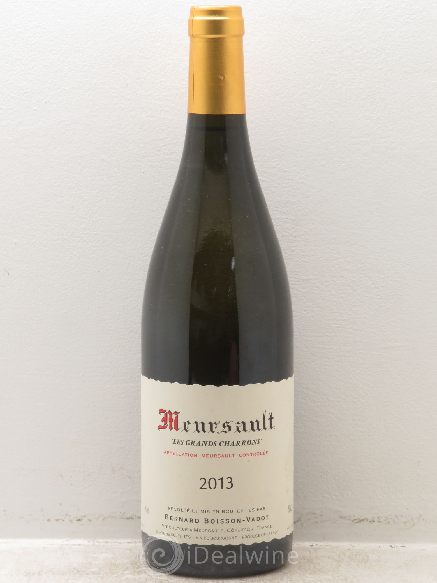 Meursault Les Grands Charrons_Domaine Boisson-Vadot 2013 - Posten von 1 Flasche - 0