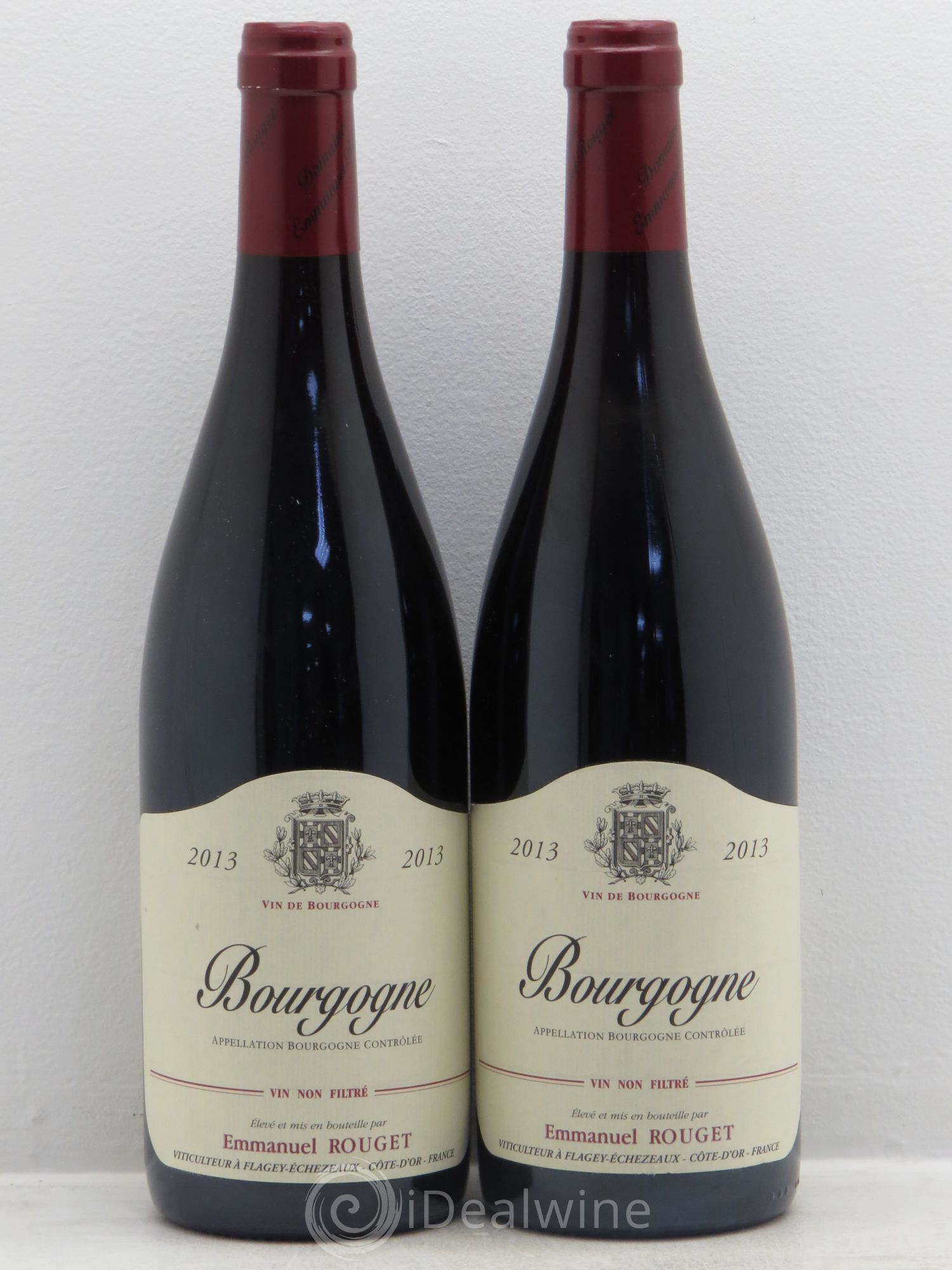 Bourgogne Rouget 2013 - Lot of 2 bottles - 0