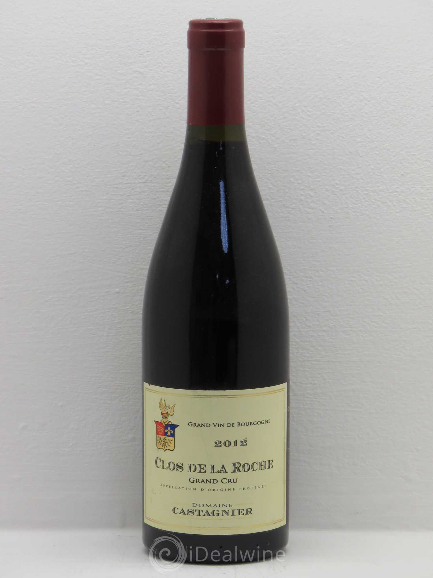 Clos de la Roche Grand Cru Domaine Castagnier 2012 - Lot de 1 bouteille - 0