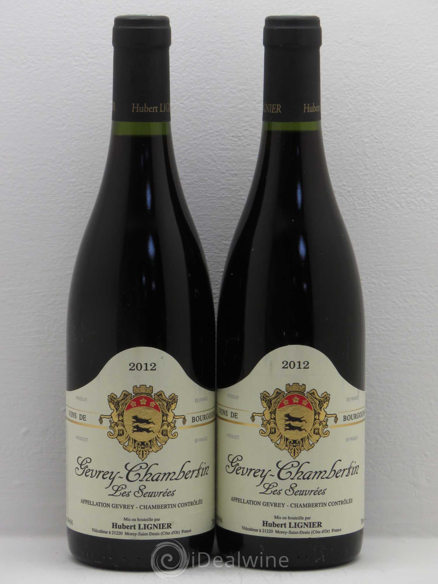 Gevrey-Chambertin Seuvrées Hubert Lignier (Domaine) 2012 - Lot de 2 bouteilles - 0