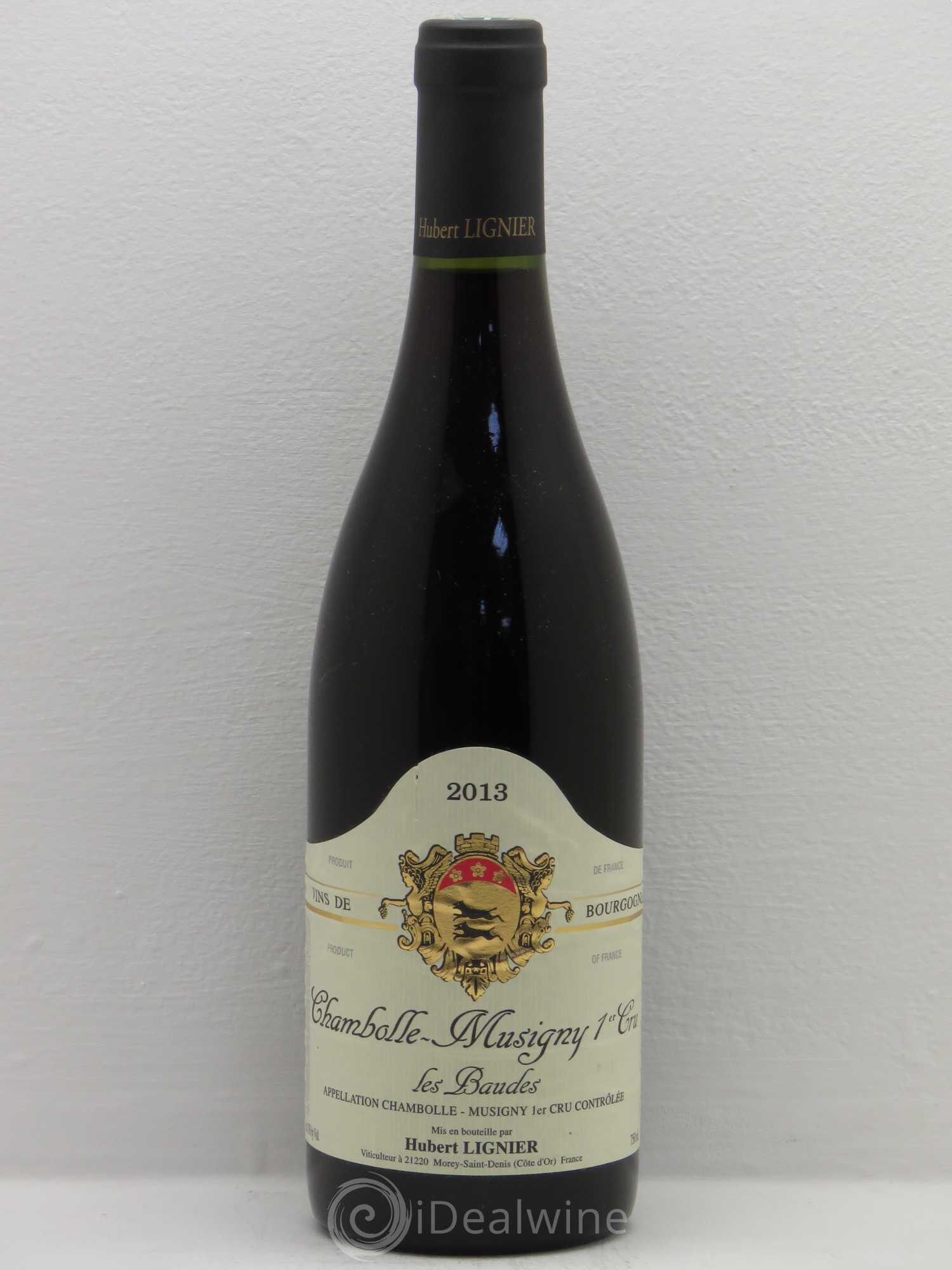 Chambolle-Musigny 1er Cru Les Baudes Hubert Lignier (Domaine) 2013 - Lot de 1 bouteille - 0