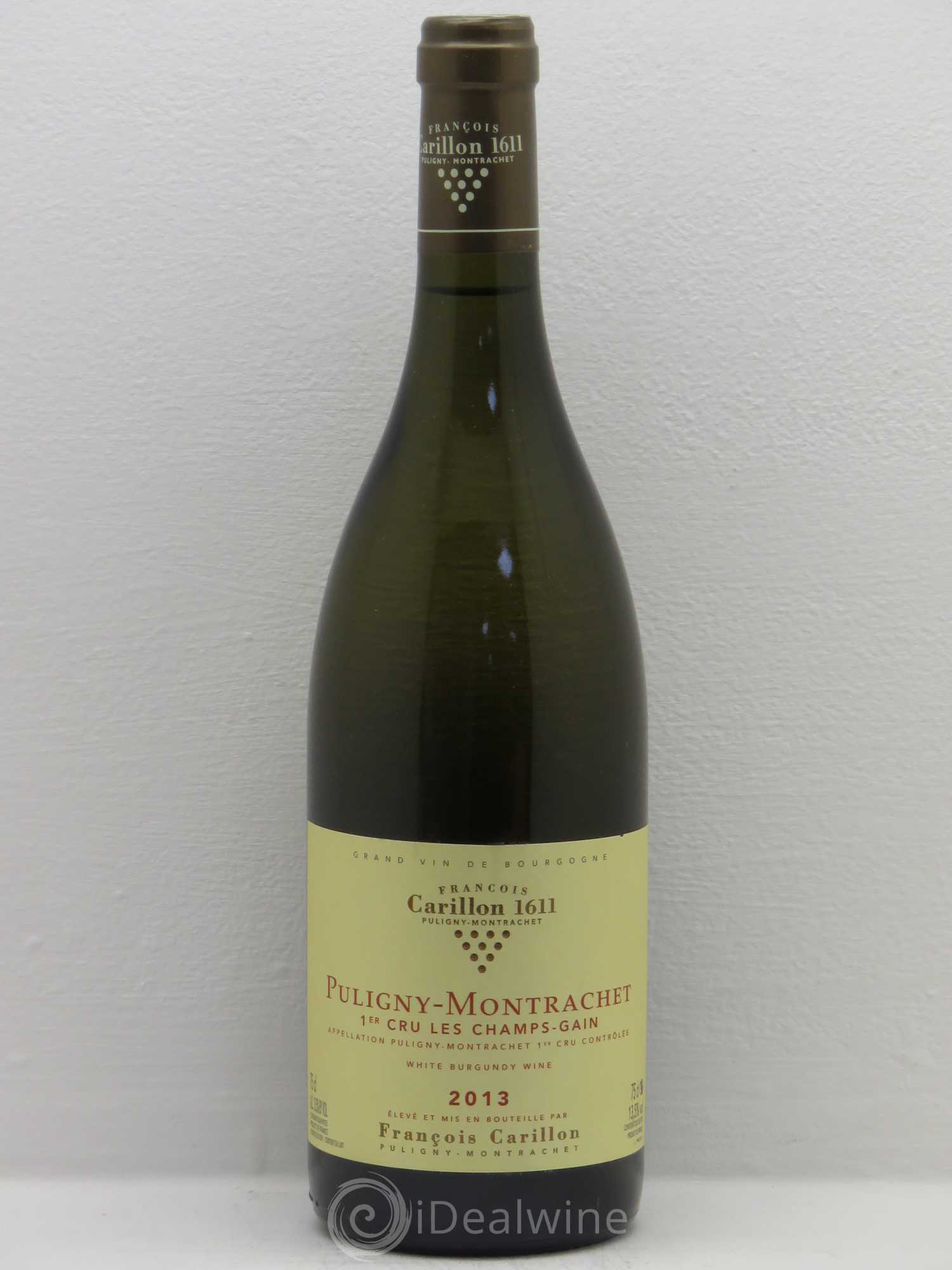 Puligny-Montrachet 1er Cru Champ-Gain François Carillon 2013 - Lot de 1 bouteille - 0