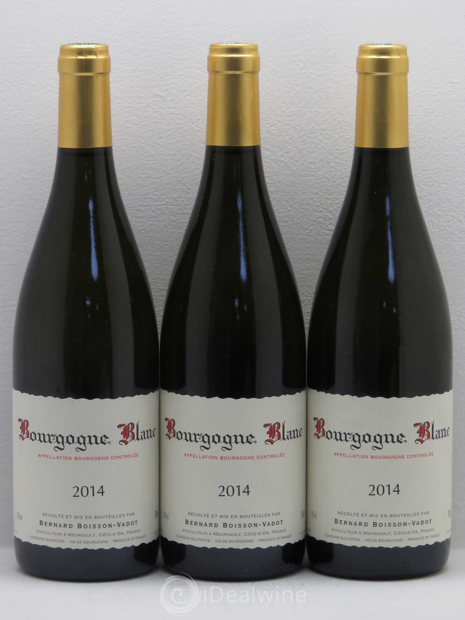 Bourgogne Boisson-Vadot (Domaine) 2014 - Lot de 3 bouteilles - 0