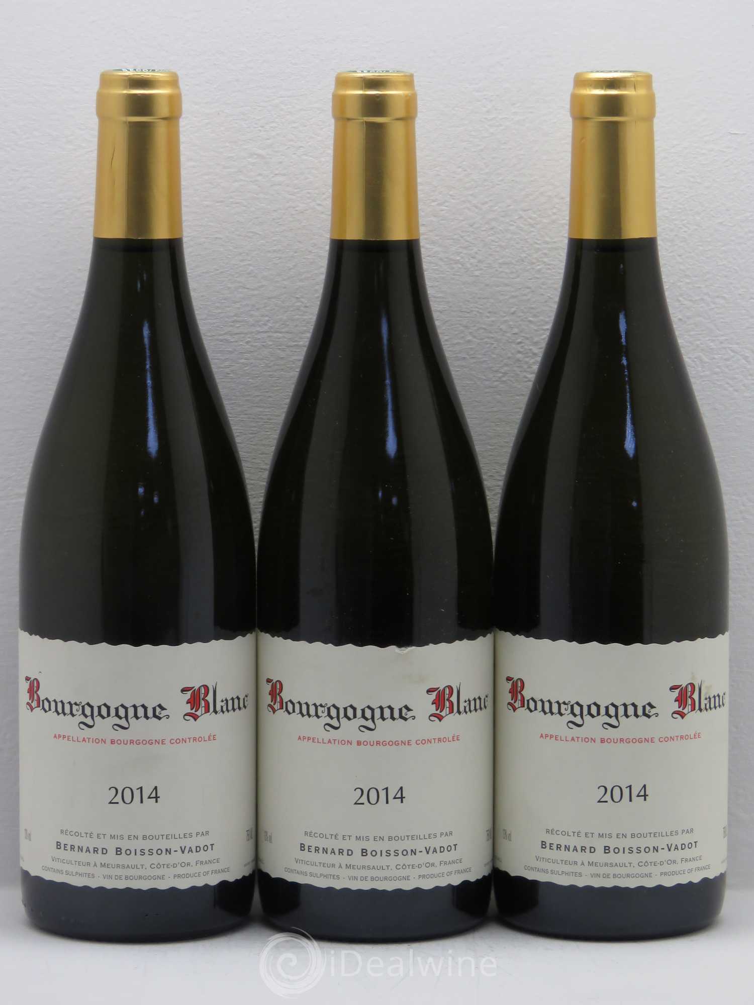 Bourgogne Boisson-Vadot (Domaine) 2014 - Lot de 3 bouteilles - 0