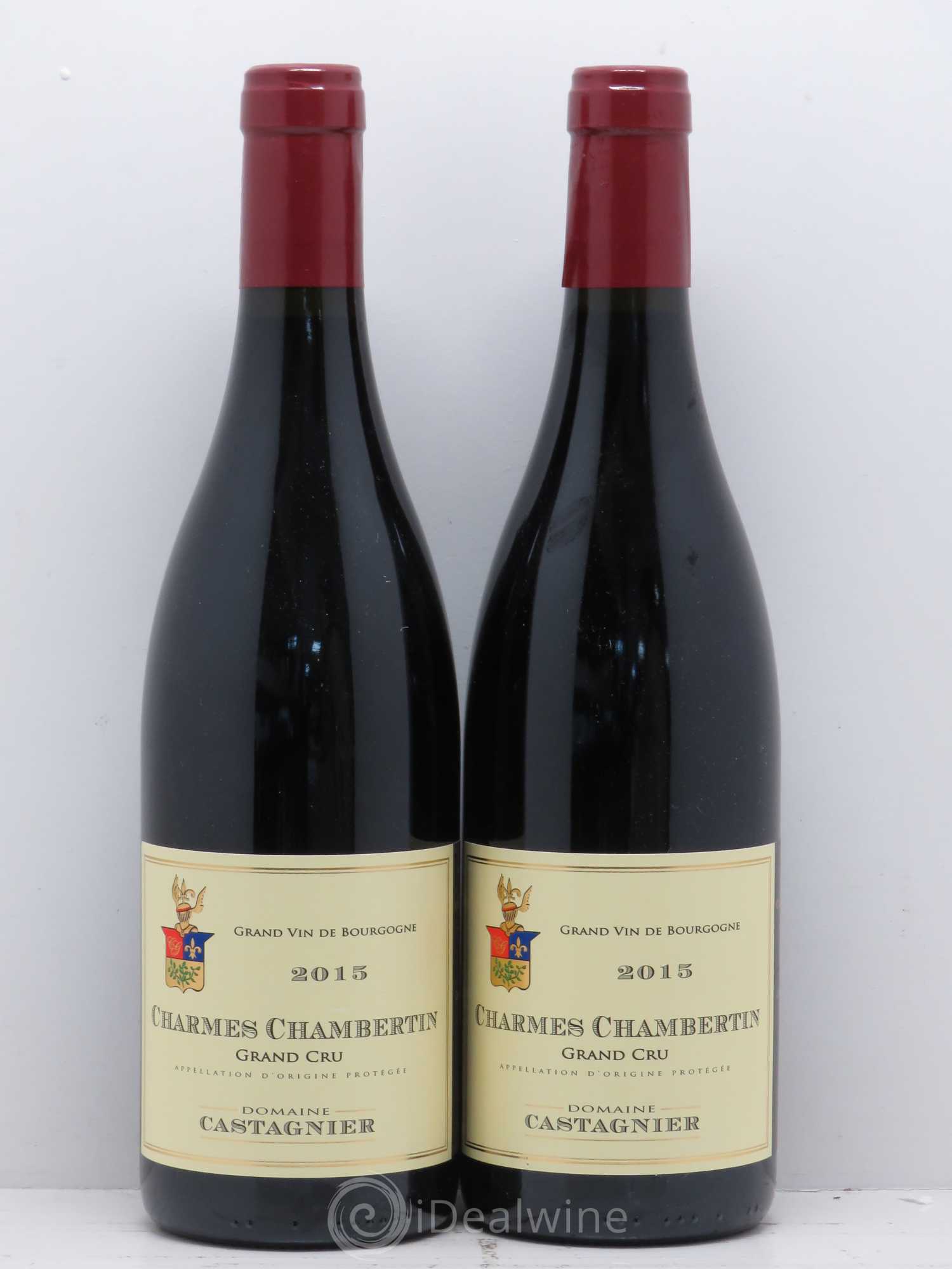 Charmes-Chambertin Grand Cru Domaine Castagnier 2015 - Lot de 2 bouteilles - 0