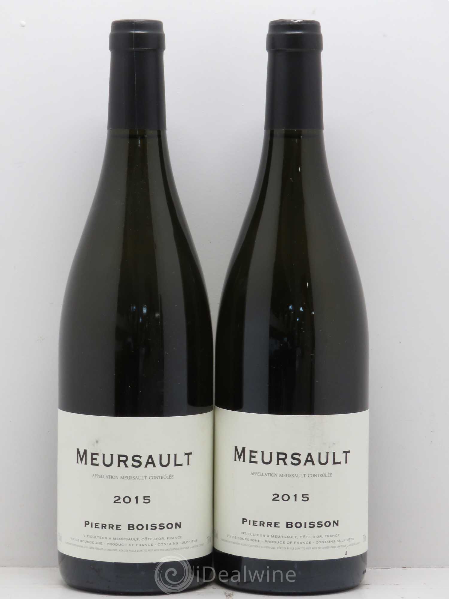 Bourgogne Pierre Boisson Meursault 2015 - Lot de 2 bouteilles - 0