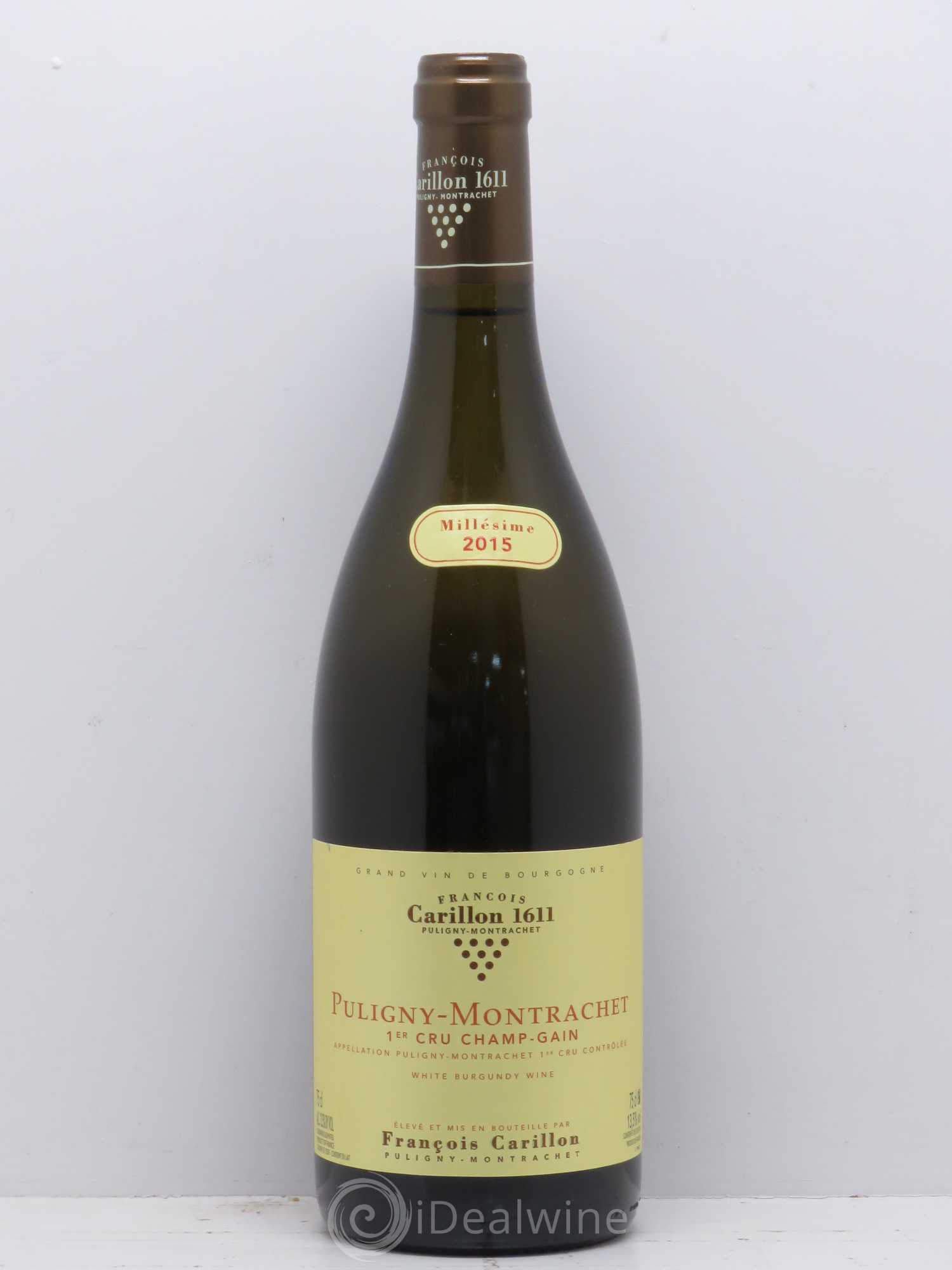 Puligny-Montrachet 1er Cru Champ-Gain François Carillon 2015 - Lot de 1 bouteille - 0