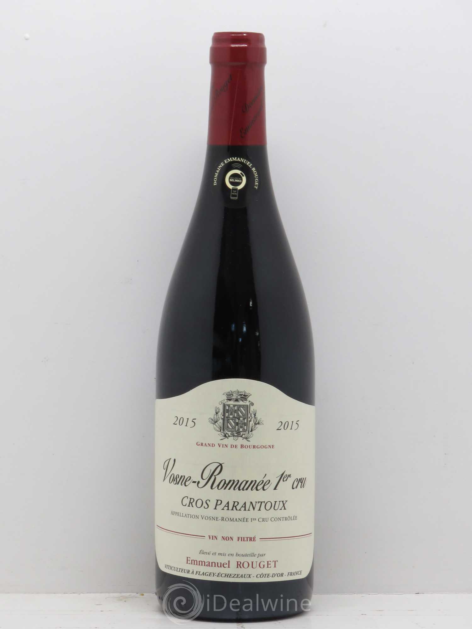 Vosne-Romanée 1er Cru Cros Parantoux Emmanuel Rouget 2015 - Lot de 1 bouteille - 0