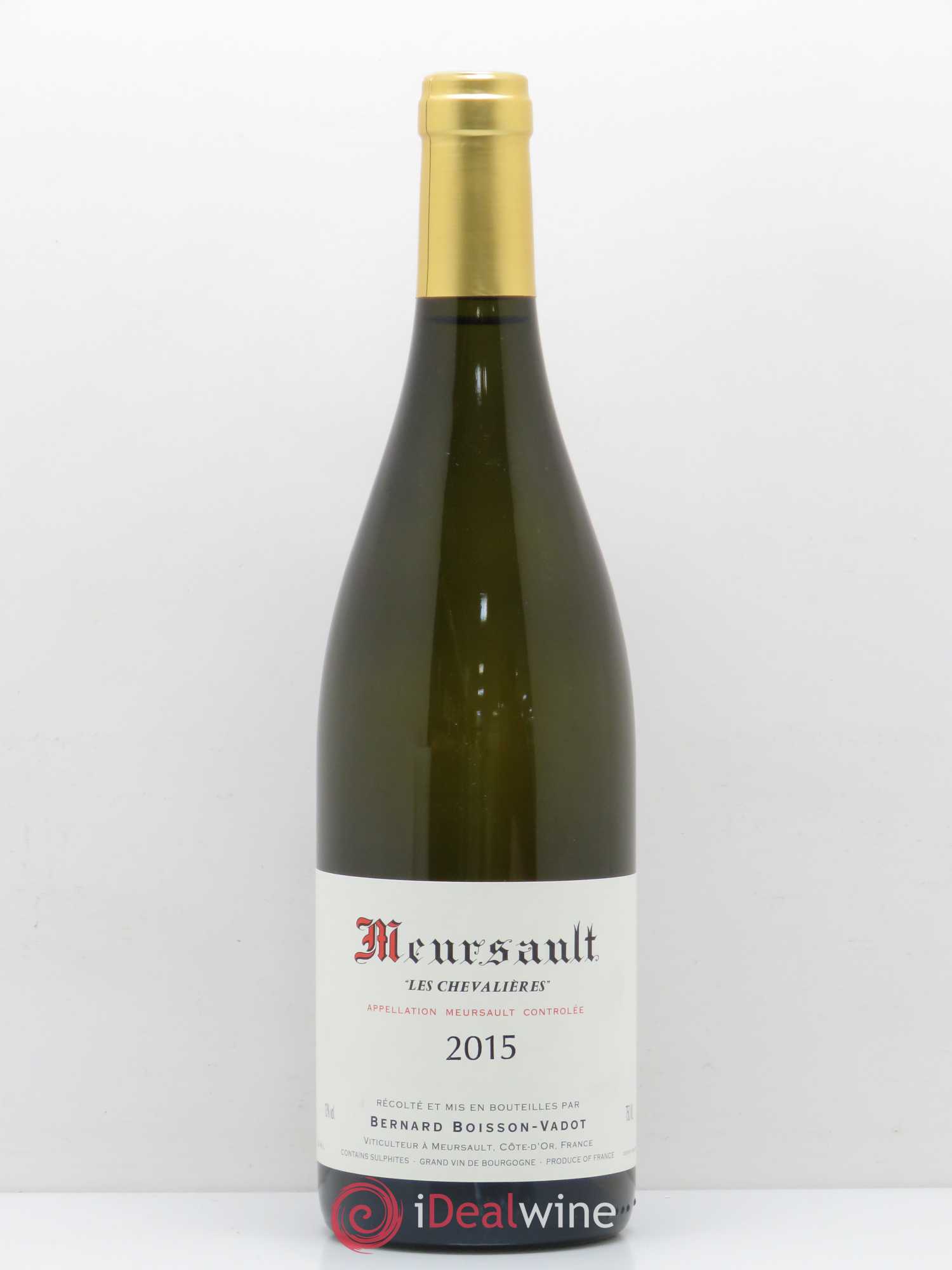 Meursault Les Chevalières Boisson-Vadot (Domaine) 2015 - Lot de 1 bouteille - 0