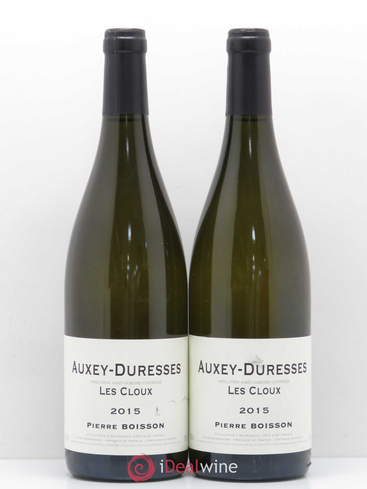 Auxey-Duresses Les Cloux Pierre Boisson 2015 - Posten von 2 Flaschen - 0