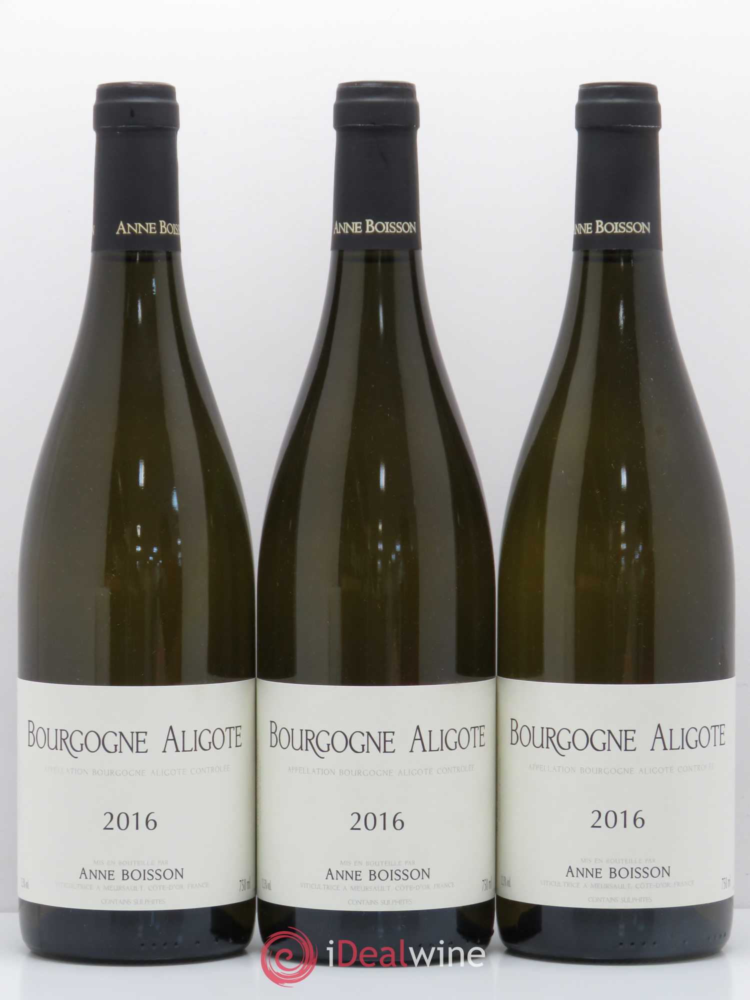 Bourgogne Aligoté Anne Boisson 2016 - Lot de 3 bouteilles - 0