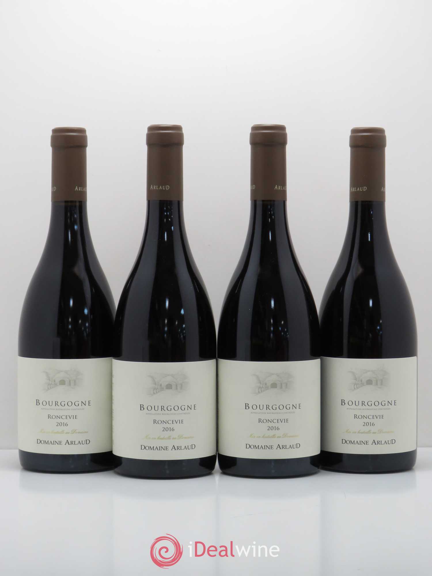 Bourgogne Roncevie Arlaud 2016 - Lot de 4 bouteilles - 0