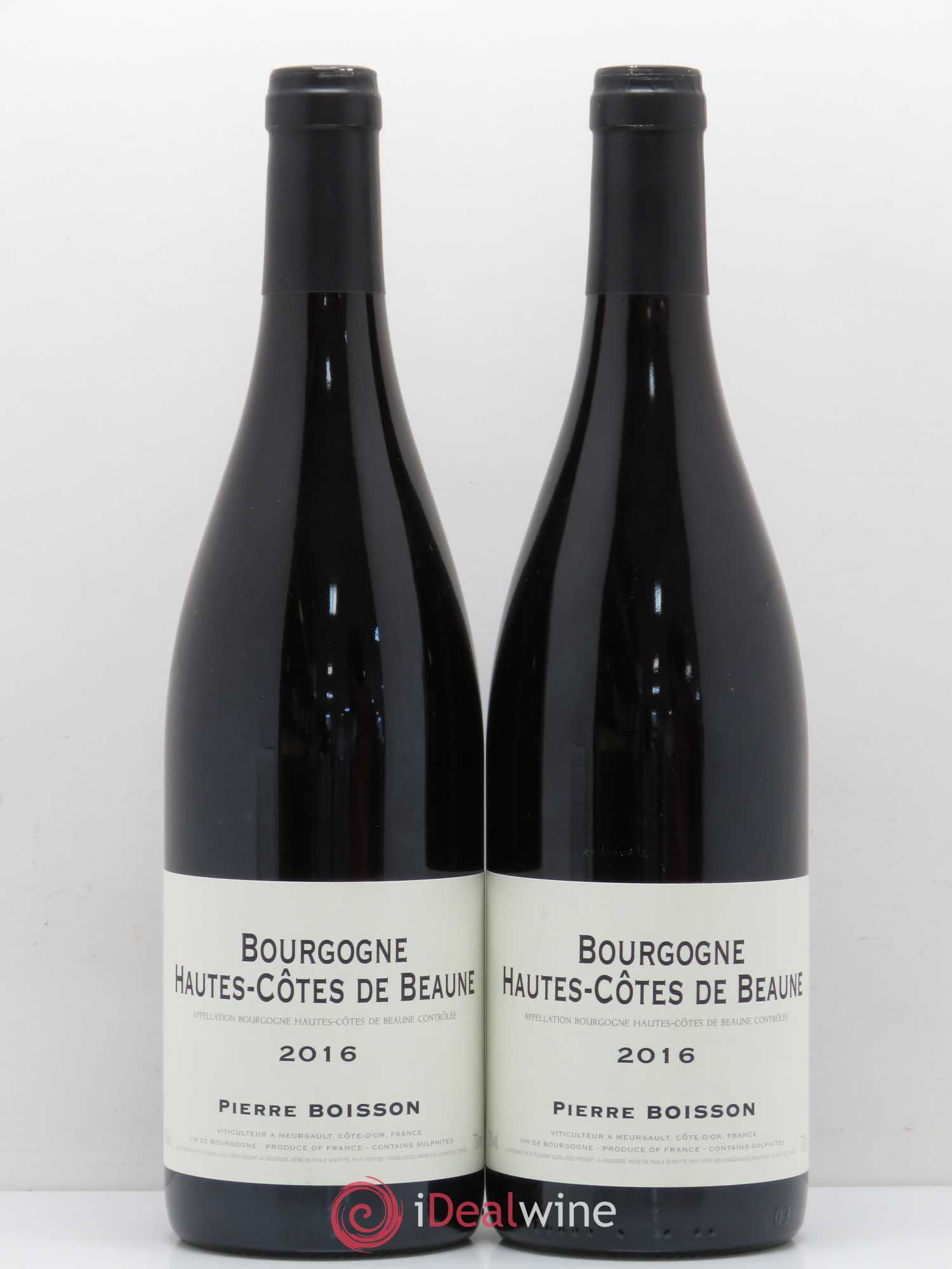 Hautes-Côtes de Beaune Domaine Pierre Boisson 2016 - Lot de 2 bouteilles - 0