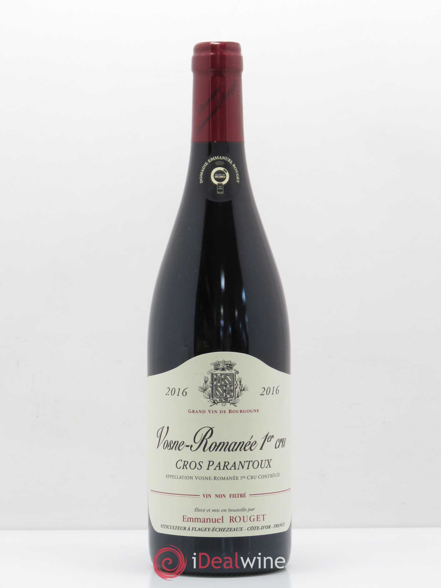 Vosne-Romanée 1er Cru Cros Parantoux Emmanuel Rouget 2016 - Lot de 1 bouteille - 0