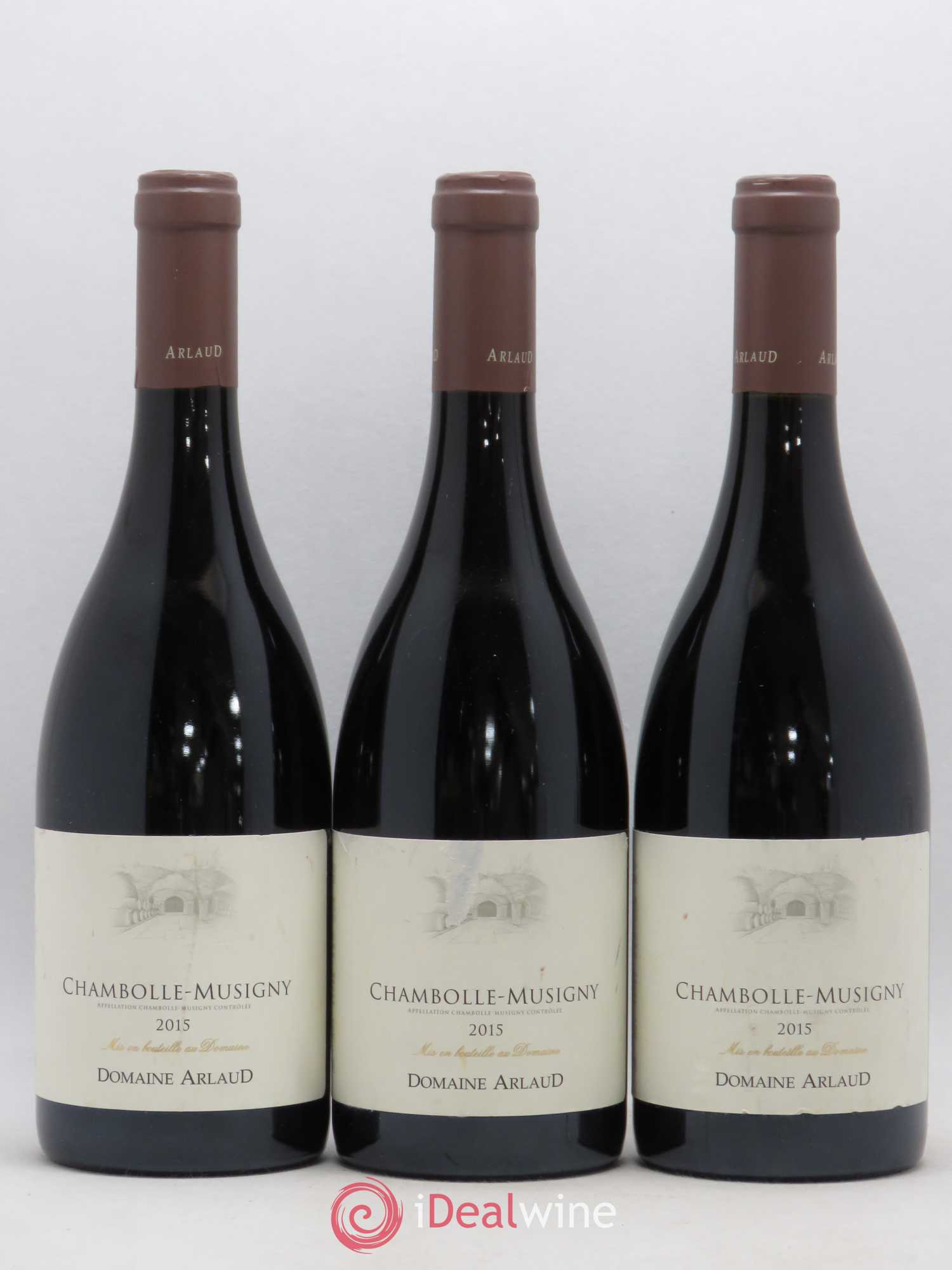 Chambolle-Musigny Arlaud 2015 - Lot de 3 bouteilles - 0