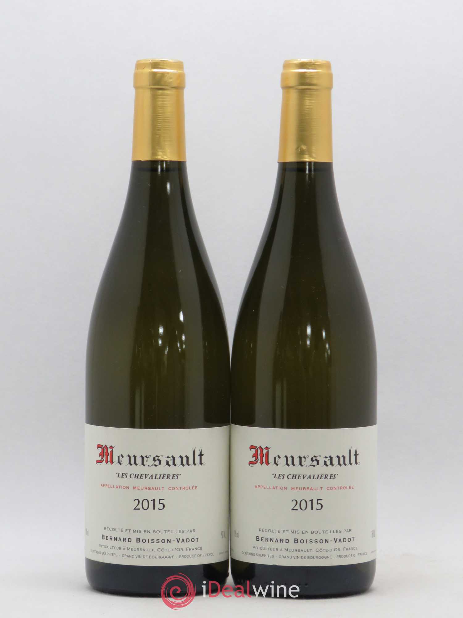 Meursault Les Chevalières Boisson-Vadot (Domaine) 2015 - Lot de 2 bouteilles - 0