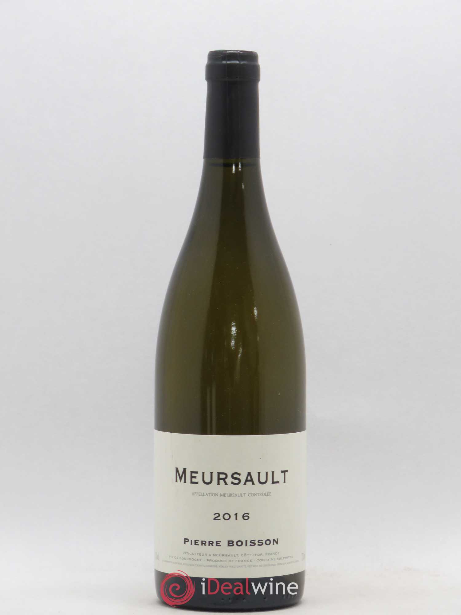 Meursault Pierre Boisson (Domaine) 2016 - Lot de 1 bouteille - 0