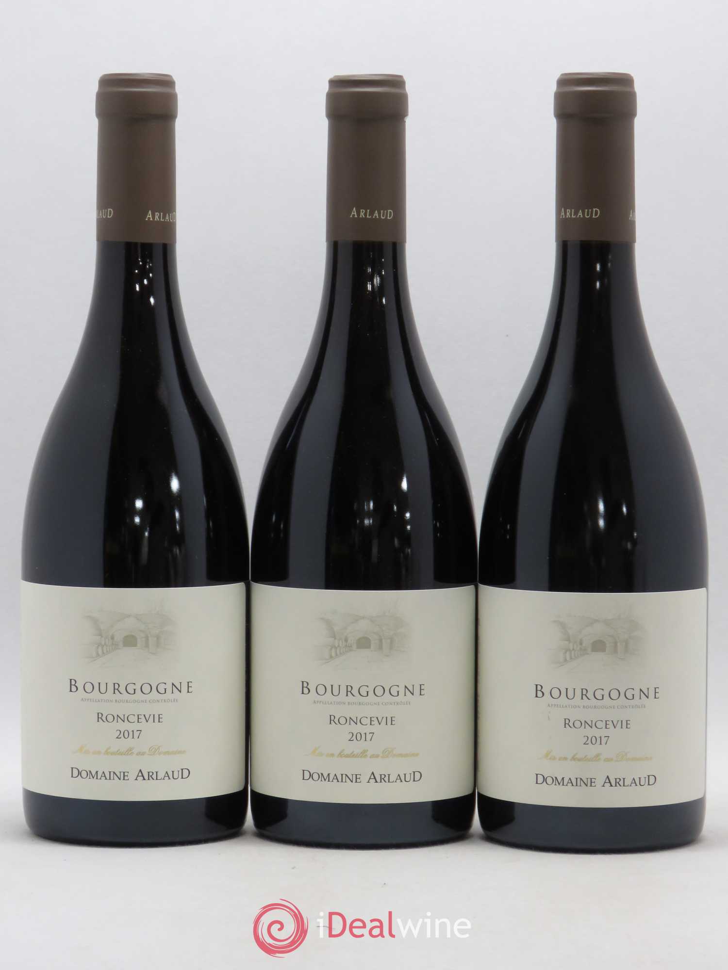 Bourgogne Roncevie Arlaud 2017 - Lot de 3 bouteilles - 0