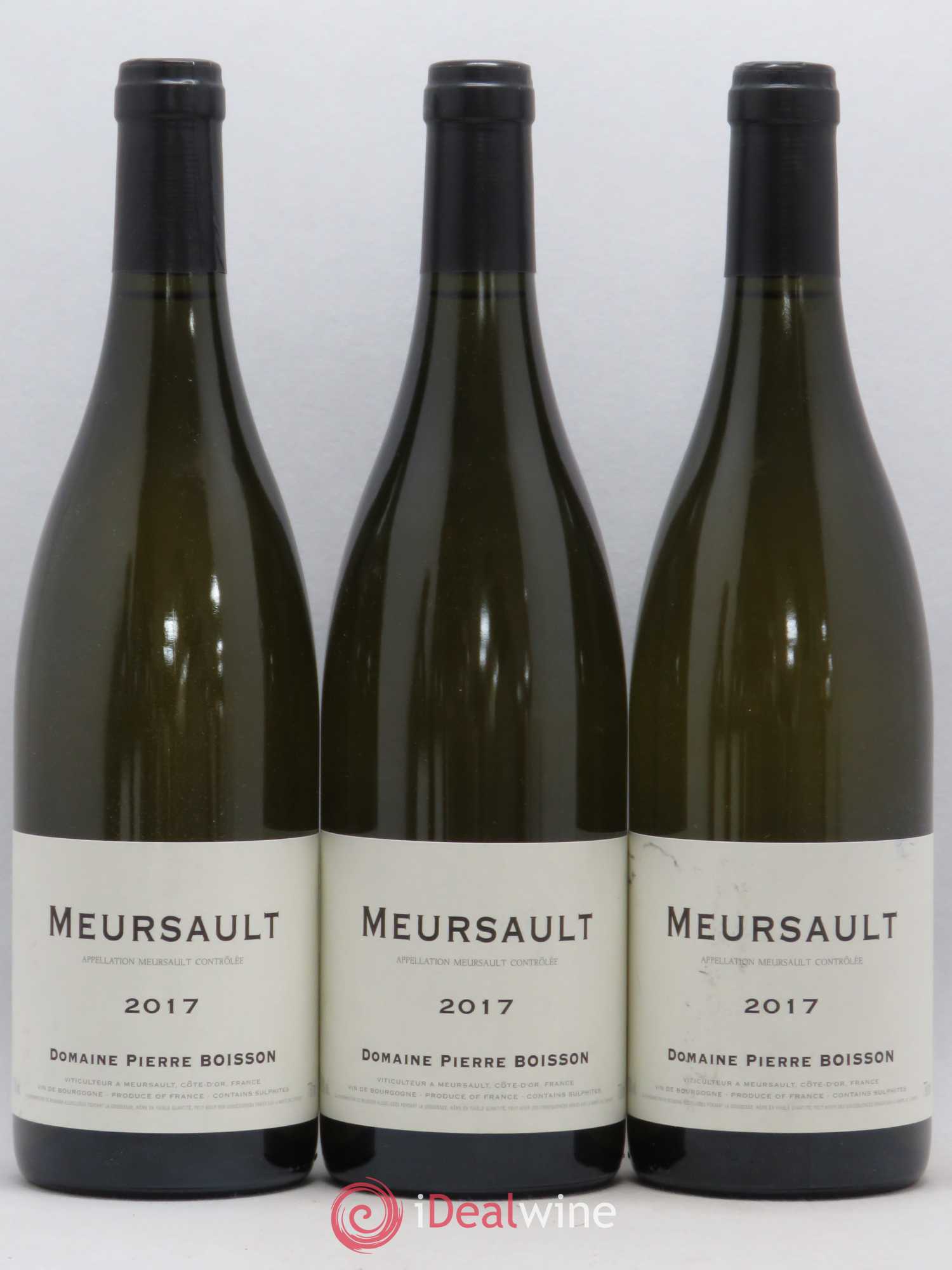 Meursault Pierre Boisson (Domaine) 2017 - Lot de 3 bouteilles - 0