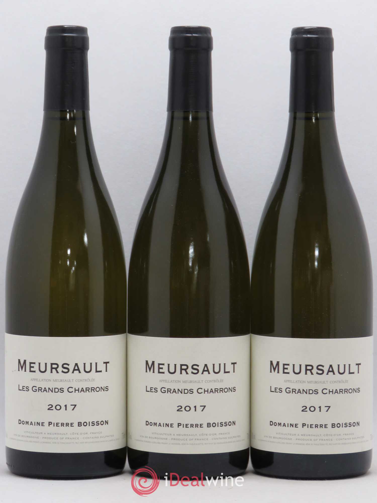 Meursault Pierre Boisson (Domaine) Les Grands Charrons 2017 - Posten von 3 Flaschen - 0